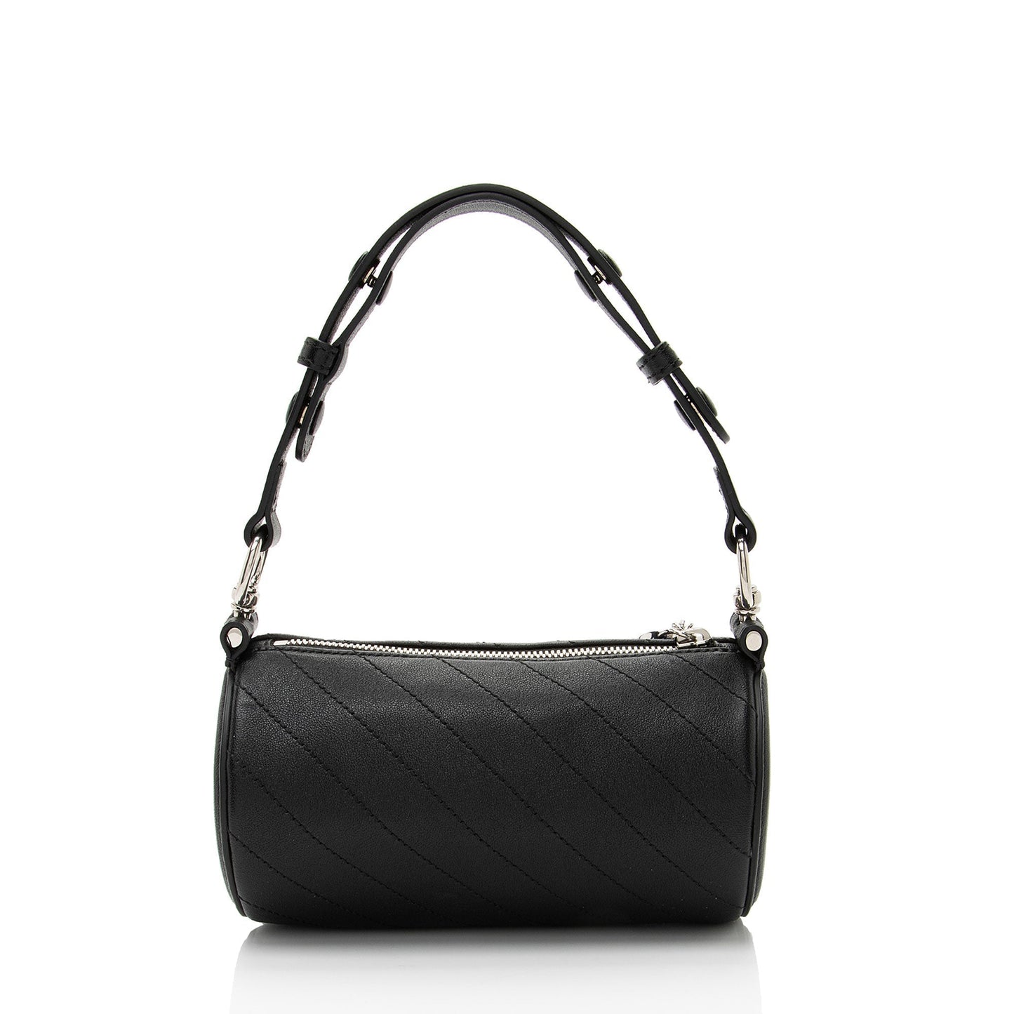Gucci Blondie Barrel Calfskin Black Mini Shoulder Bag