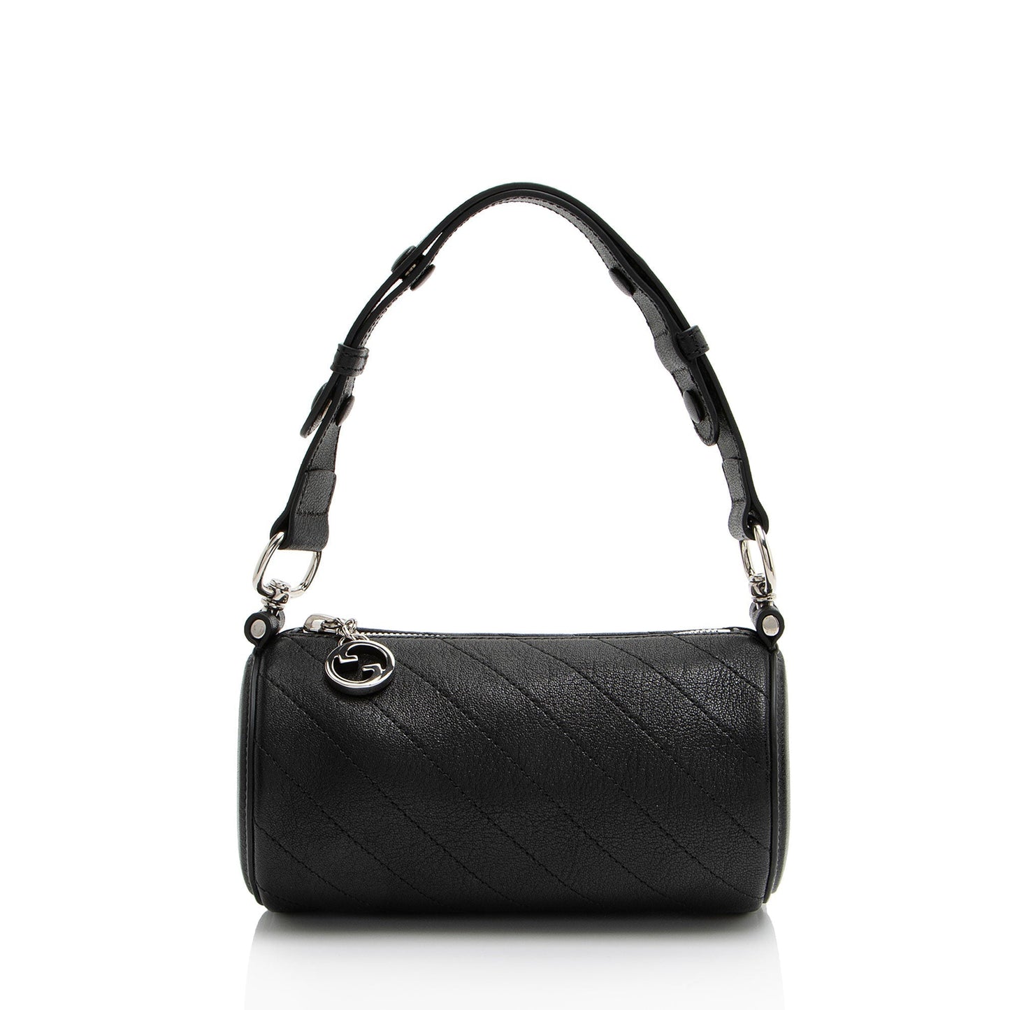 Gucci Blondie Barrel Calfskin Black Mini Shoulder Bag Bag 1