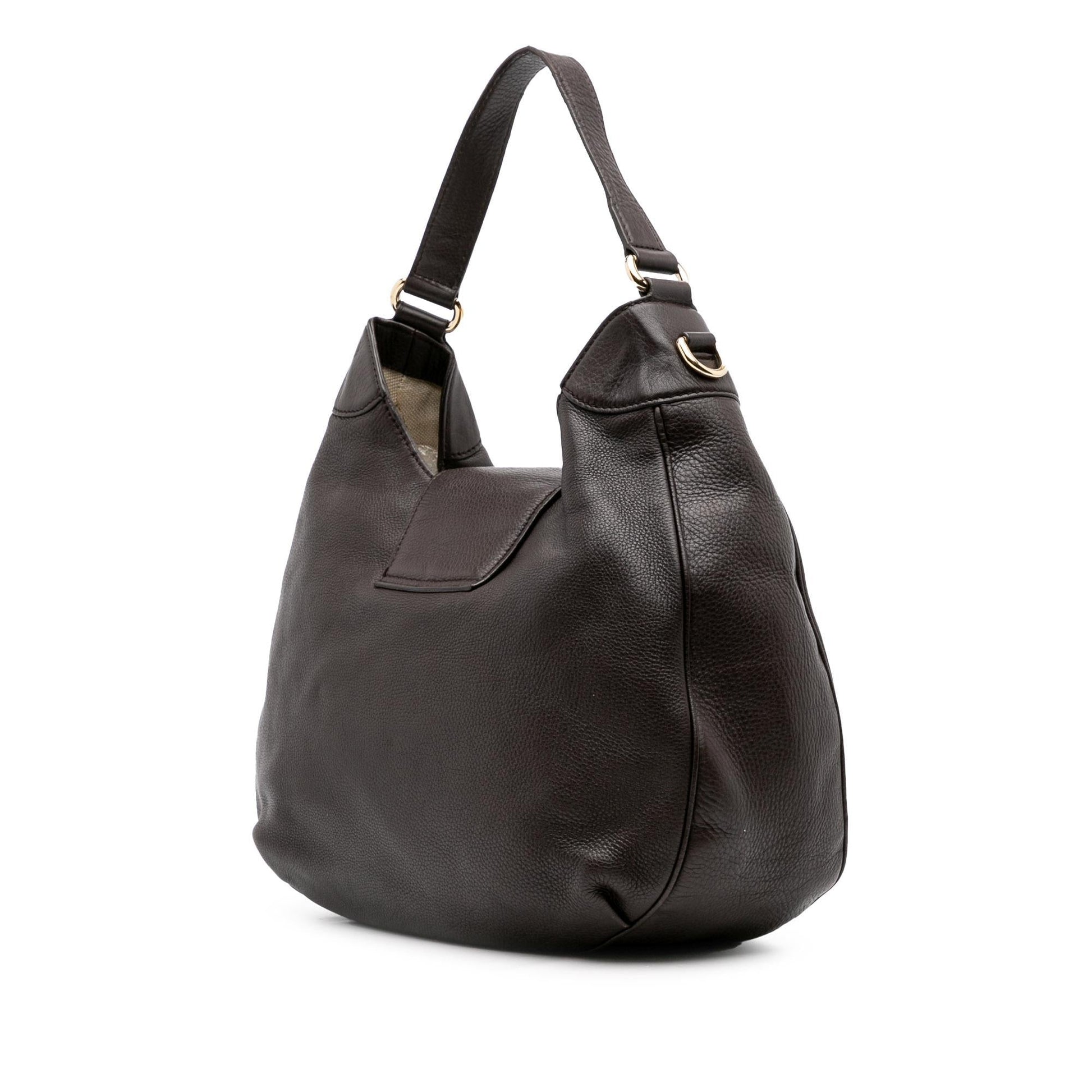 Gucci Dressage Calfskin Shoulder Bag