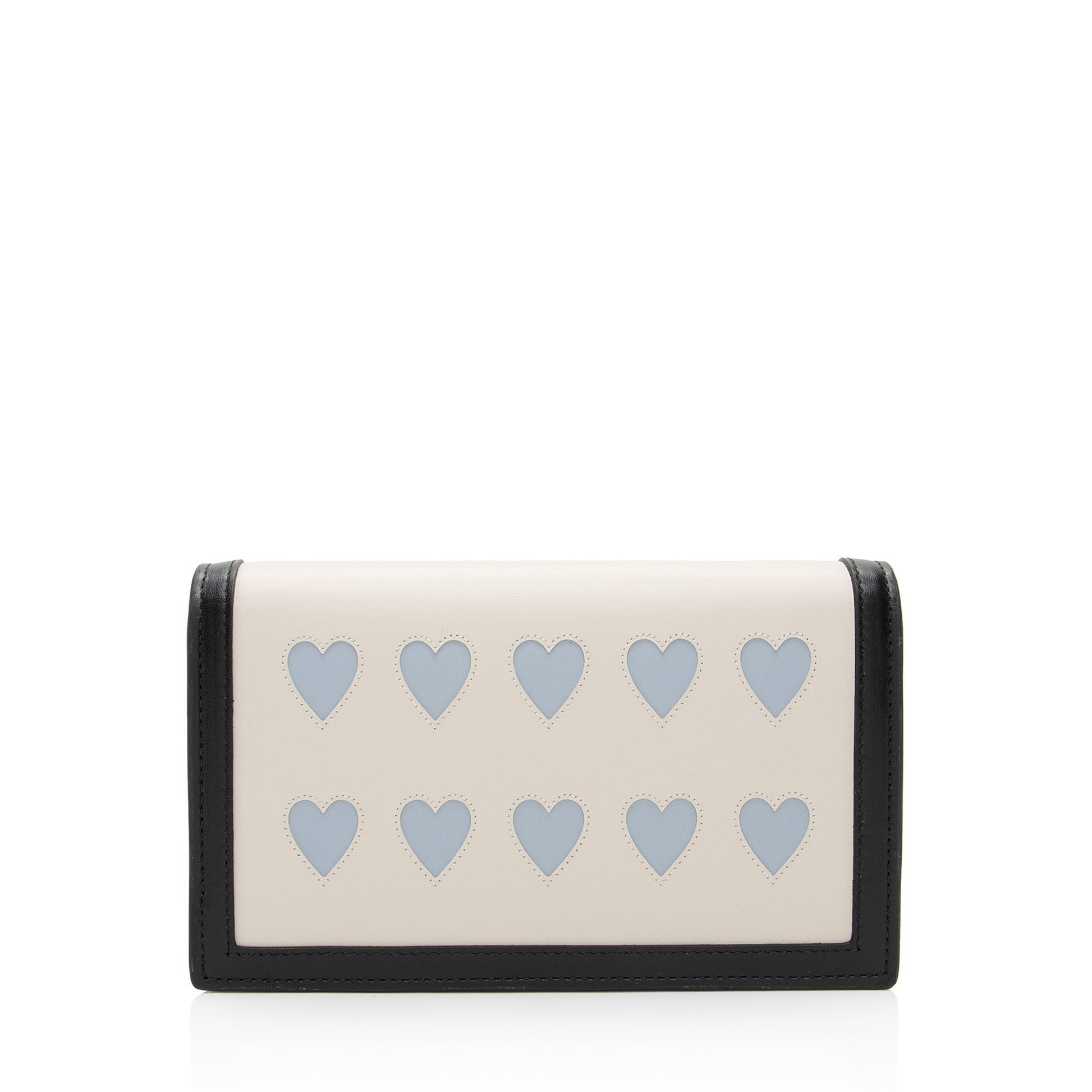 Gucci Lovelight Diana Chain SHF-3Xfv54 Calfskin Black White Blue Crossbody Bag
