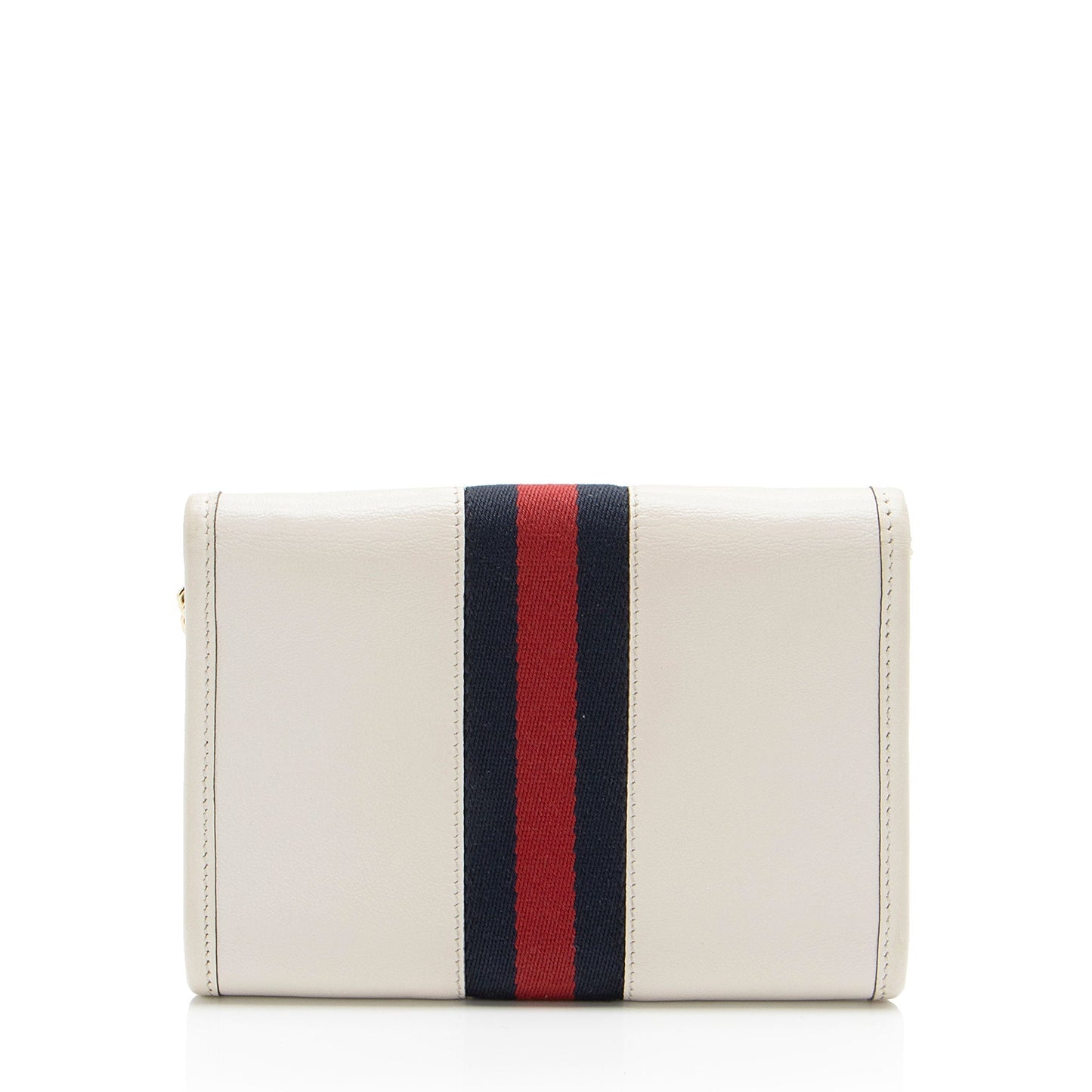 Gucci Rajah Flap SHF-ofd1Mc Nylon Calfskin White Mini Crossbody Bag