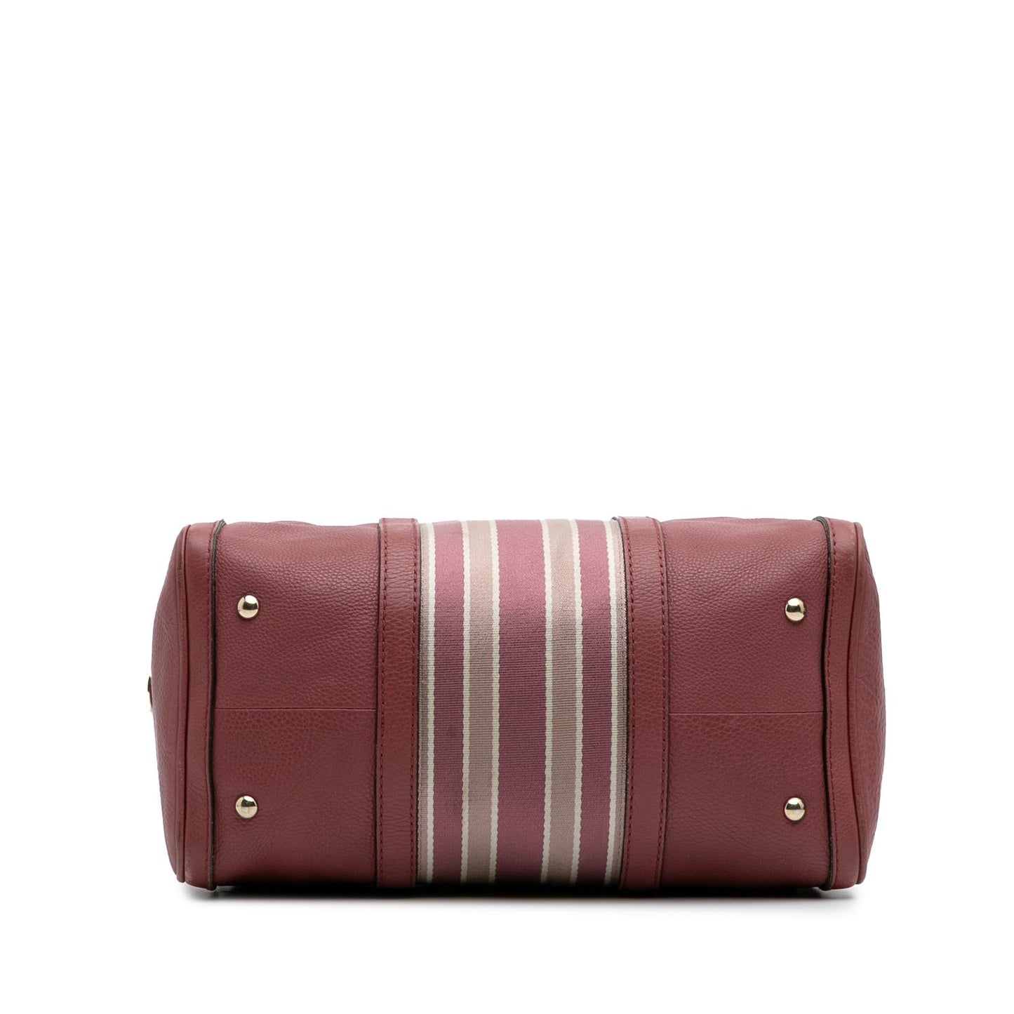 Gucci Web Joy Boston Calf Calfskin Pink Satchel Bag