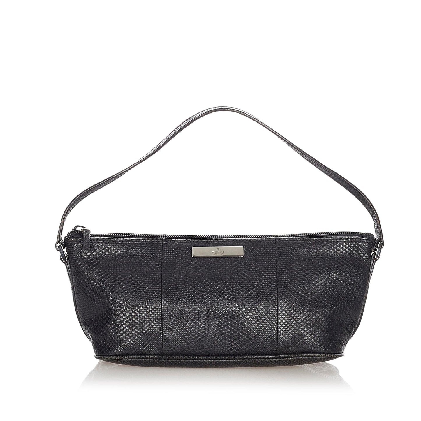 Gucci Boat SHG Canvas Black Handbag Boat Shg