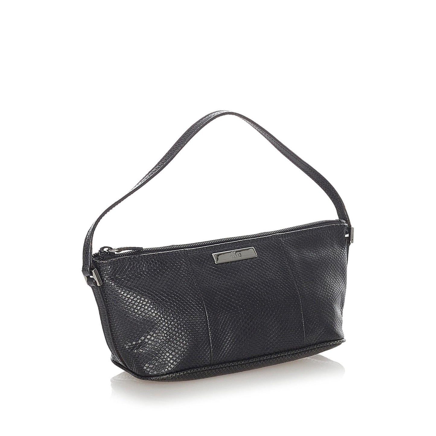 Gucci Boat SHG Canvas Black Handbag Boat Shg
