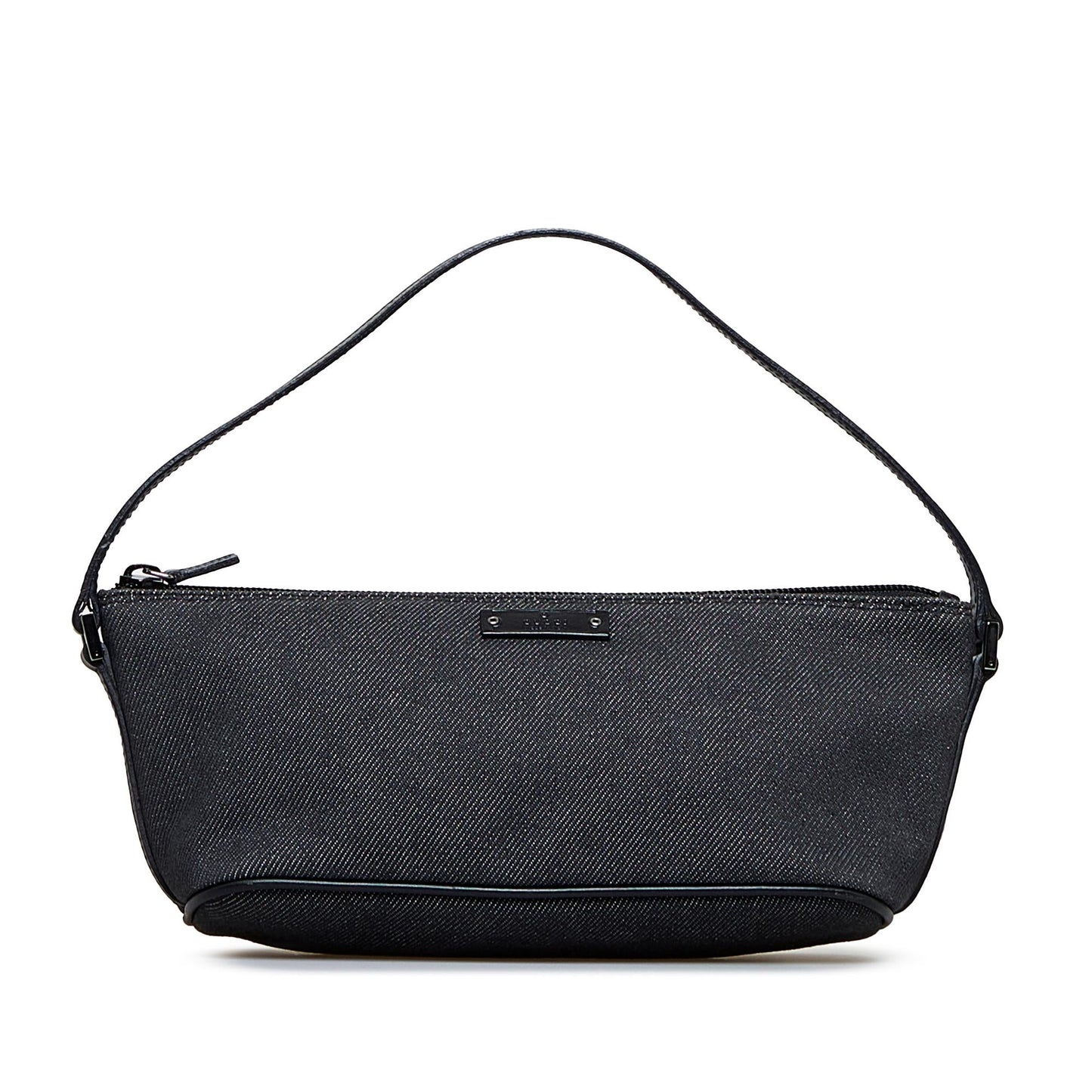 Gucci Boat SHG-qmcUYa Canvas Black Handbag