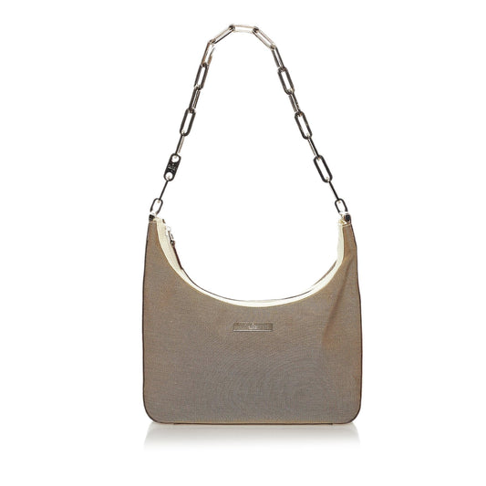 Gucci SHG Canvas Brown Chain Shoulder Bag