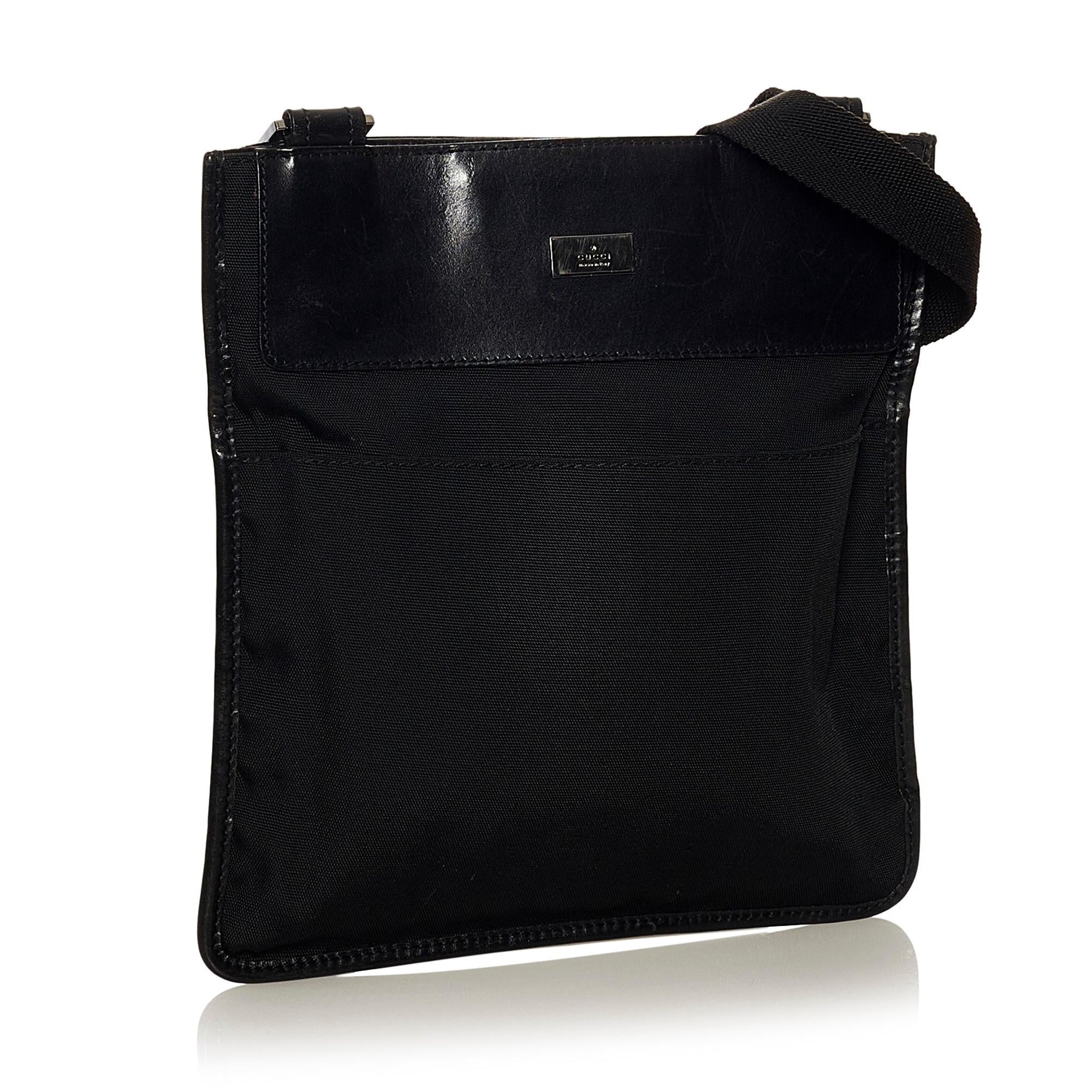 Gucci SHG Canvas Black Crossbody Bag Bag Shg