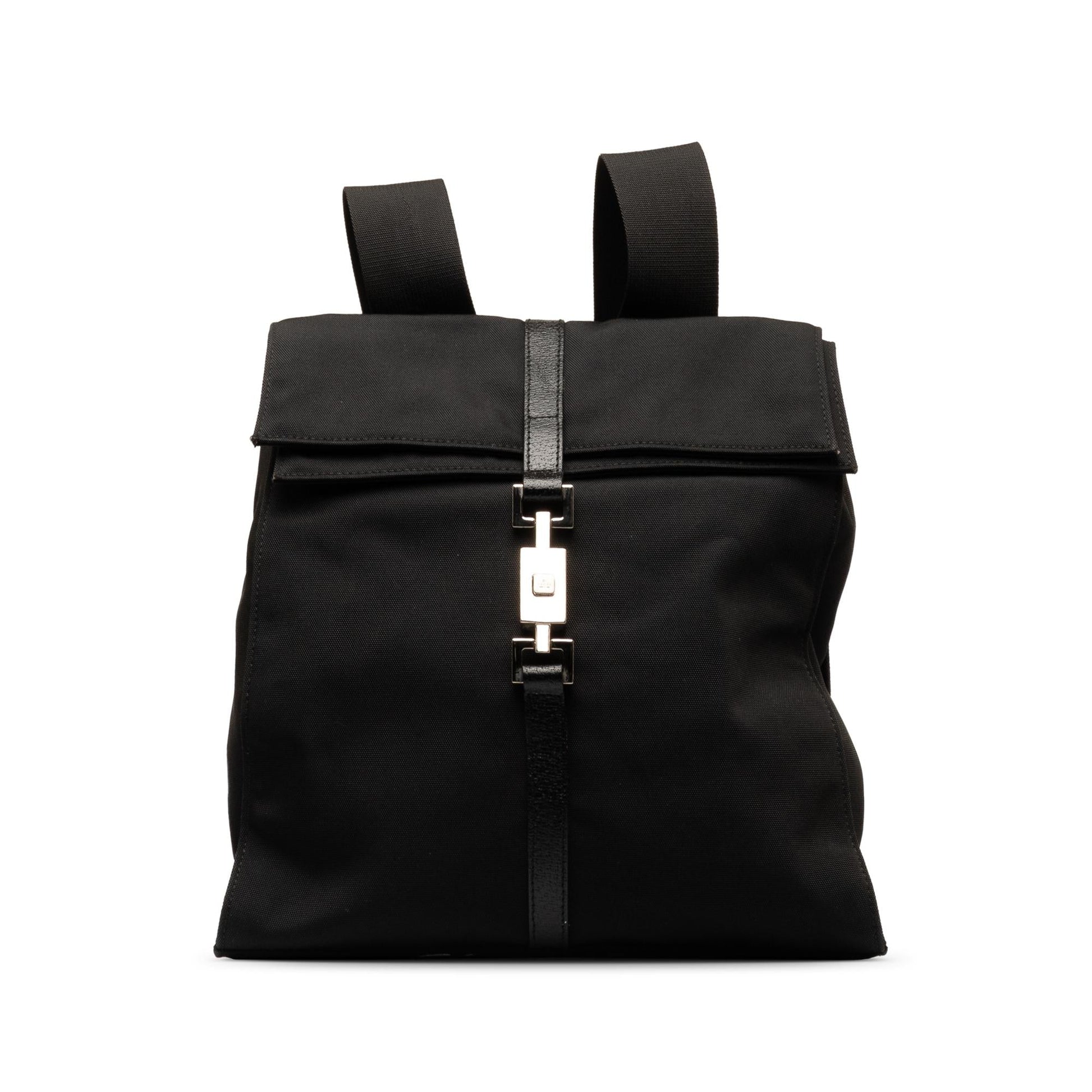Gucci Jackie Backpack SHG-zYAQ6k Canvas Black