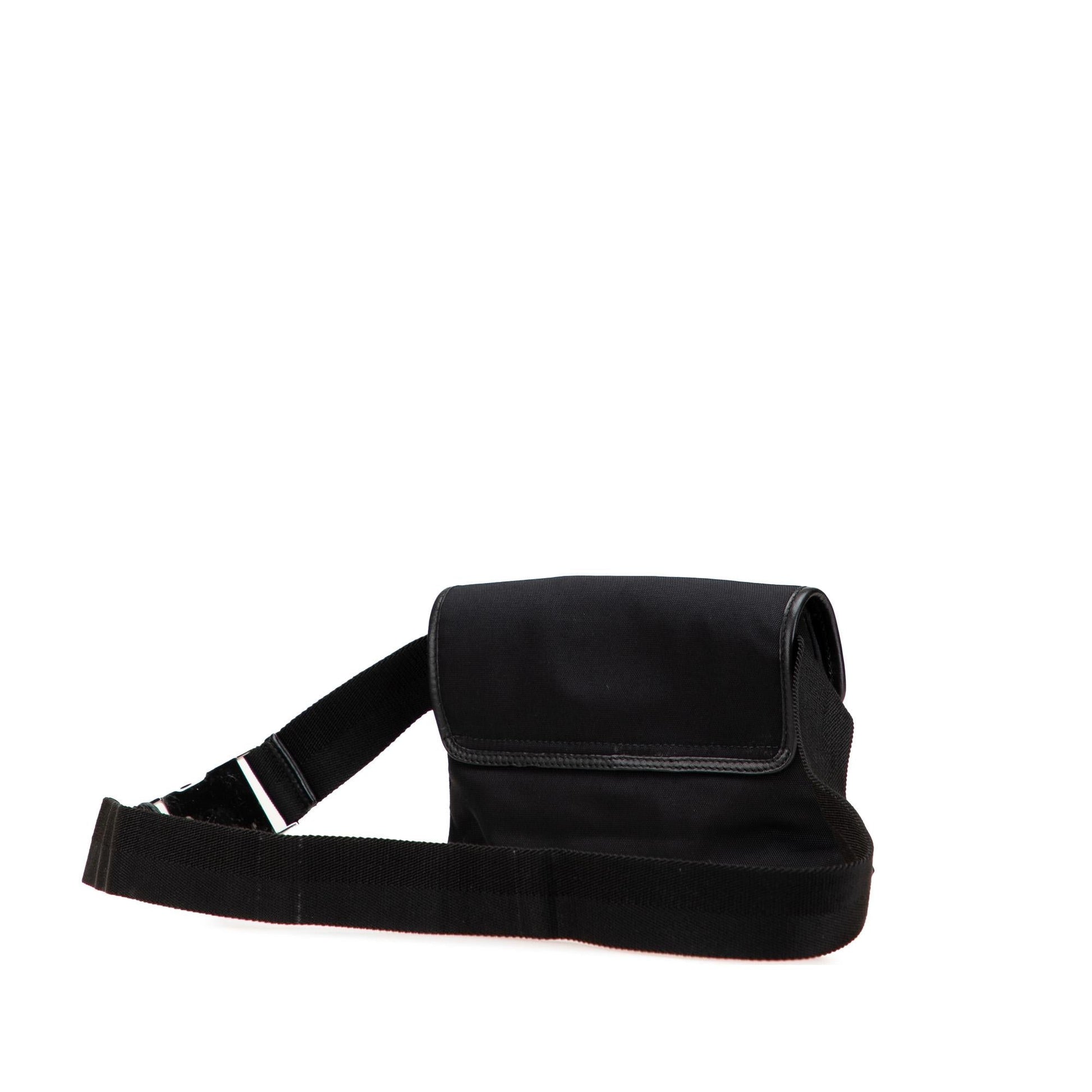 Gucci Jackie Belt Canvas Black Accessory
