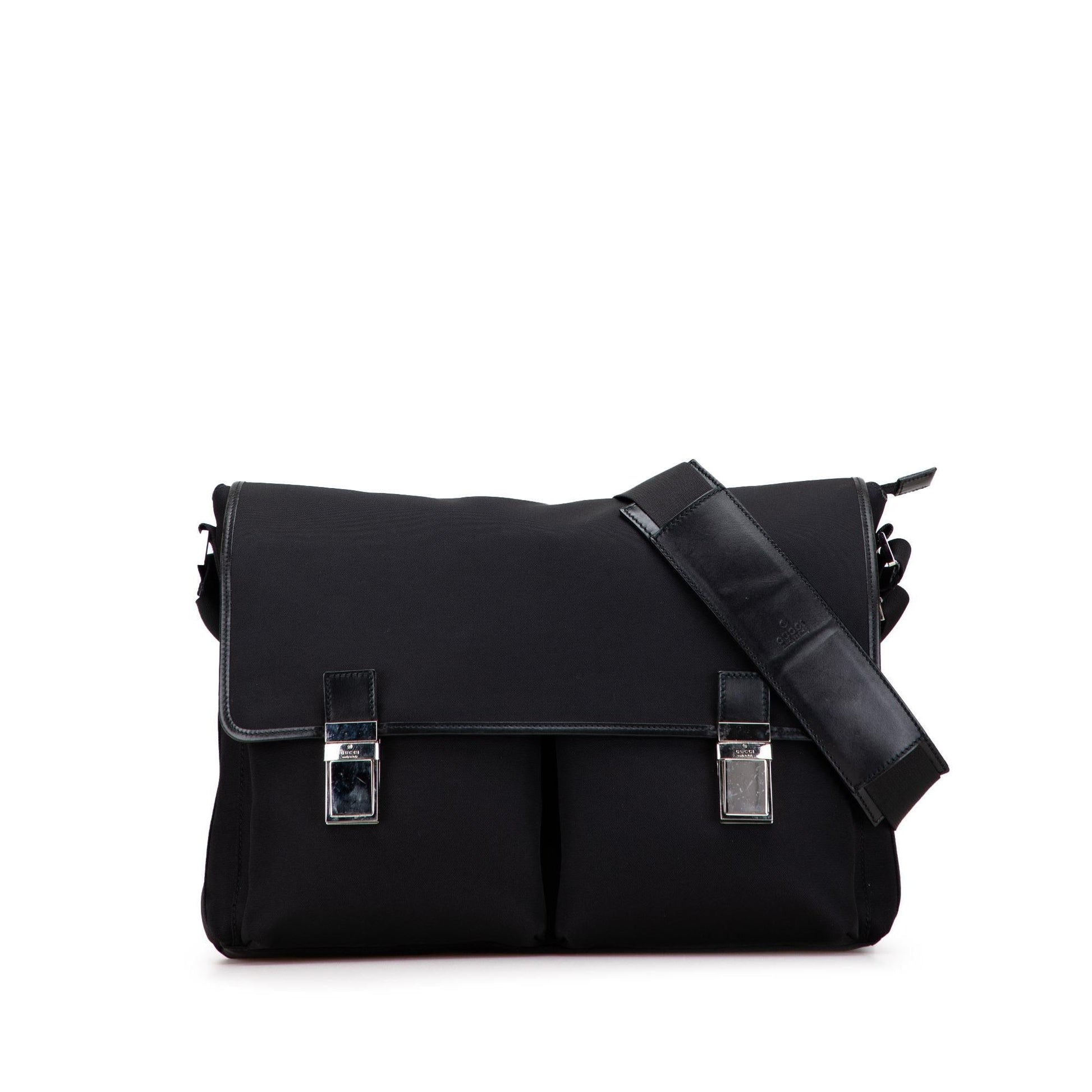 Gucci Messenger Canvas Crossbody Bag