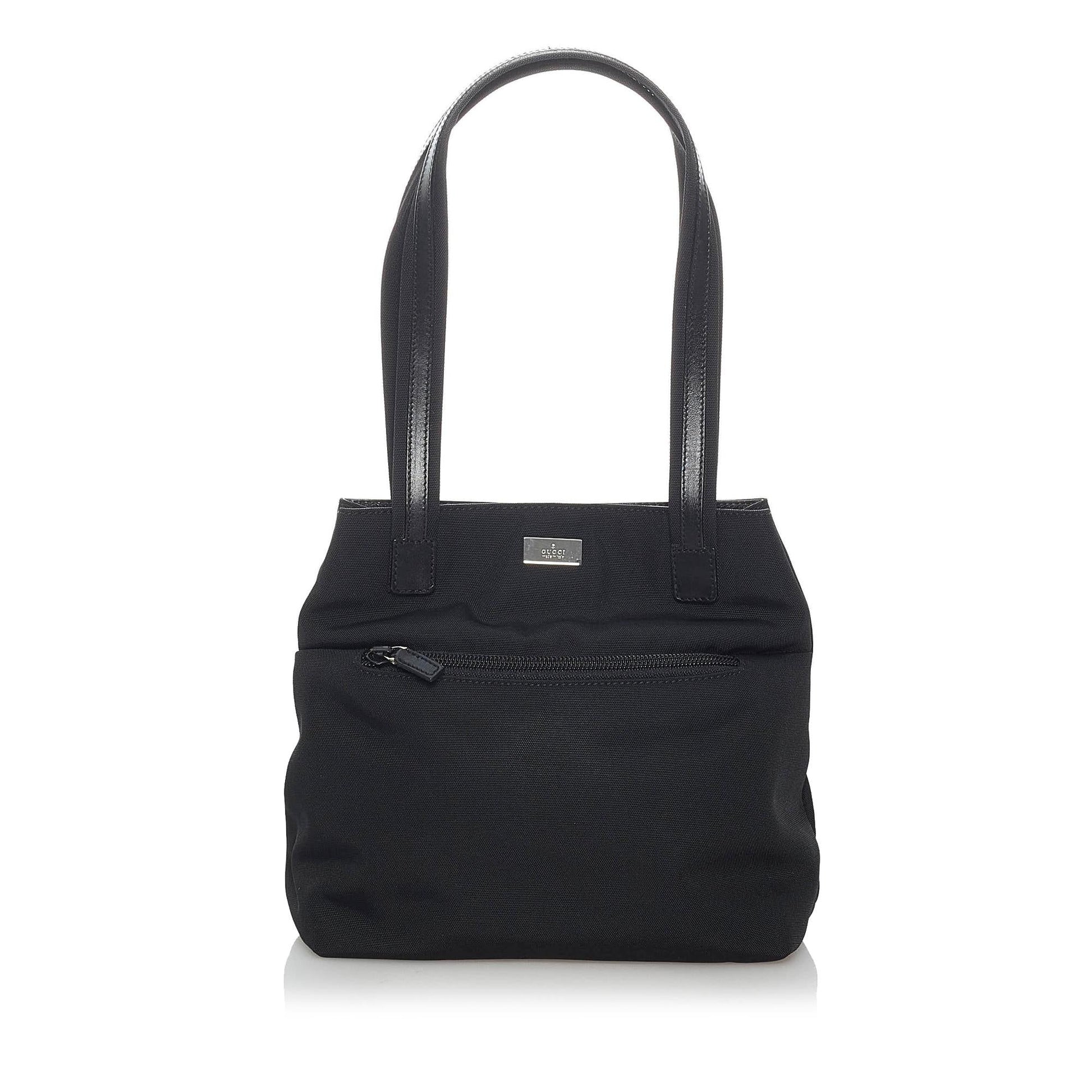 Gucci SHG Canvas Calf Black Shoulder Bag