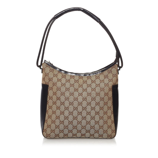 Gucci SHG Canvas Brown Shoulder Bag Bag Shg