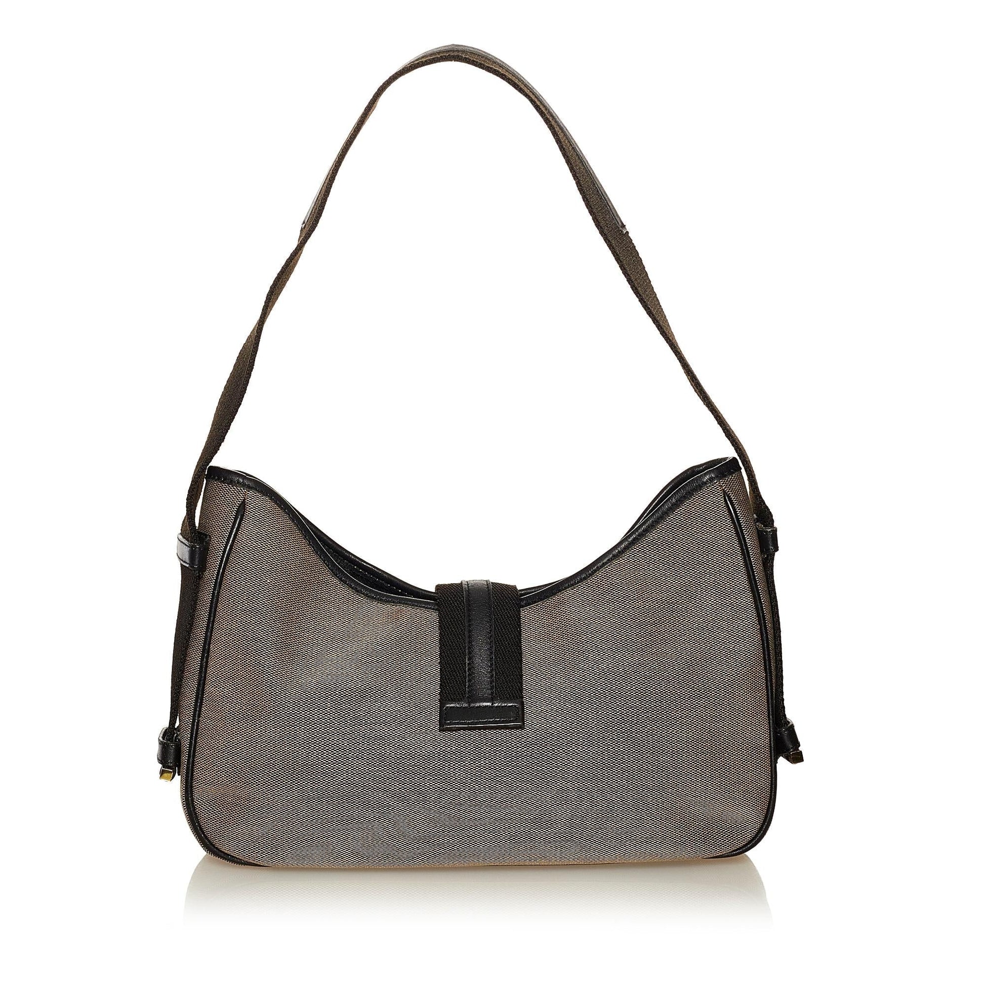 Gucci SHG Canvas Grey Shoulder Bag