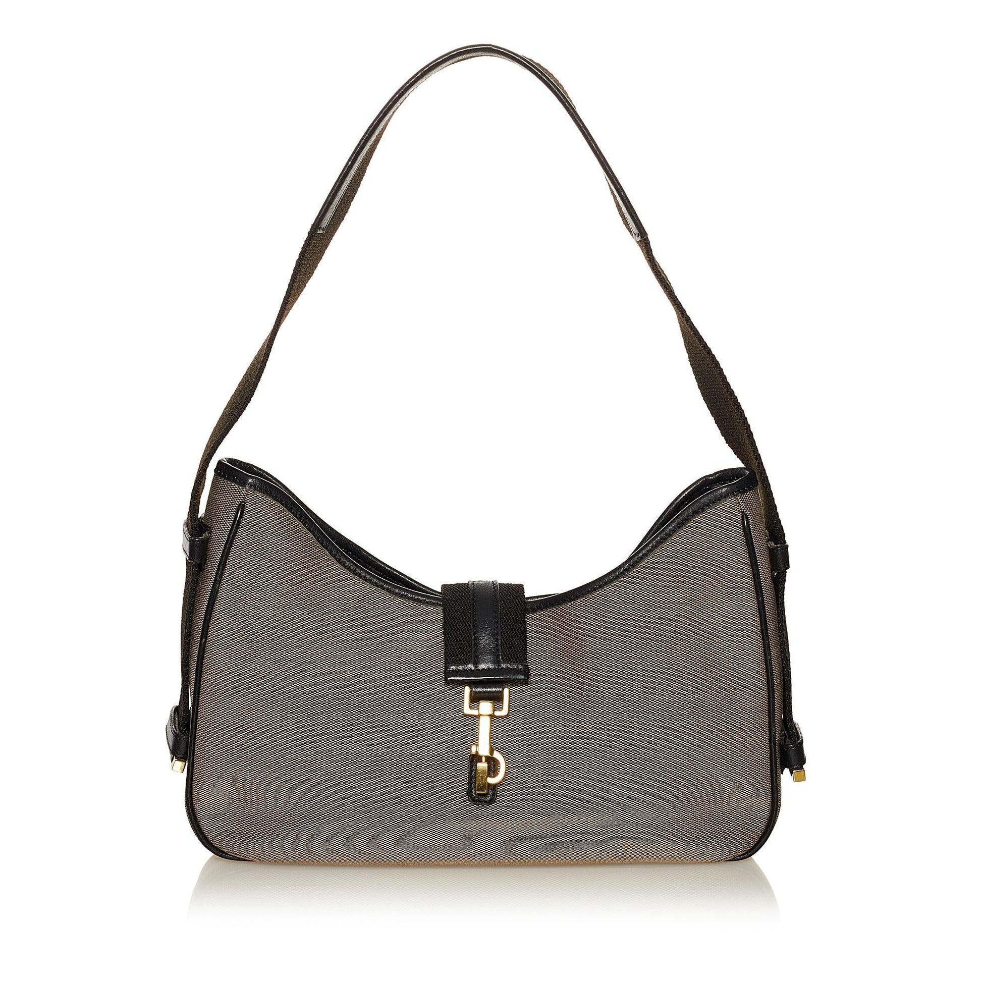 Gucci SHG Canvas Grey Shoulder Bag