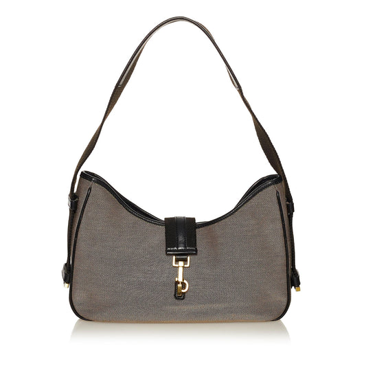 Gucci SHG Canvas Grey Shoulder Bag