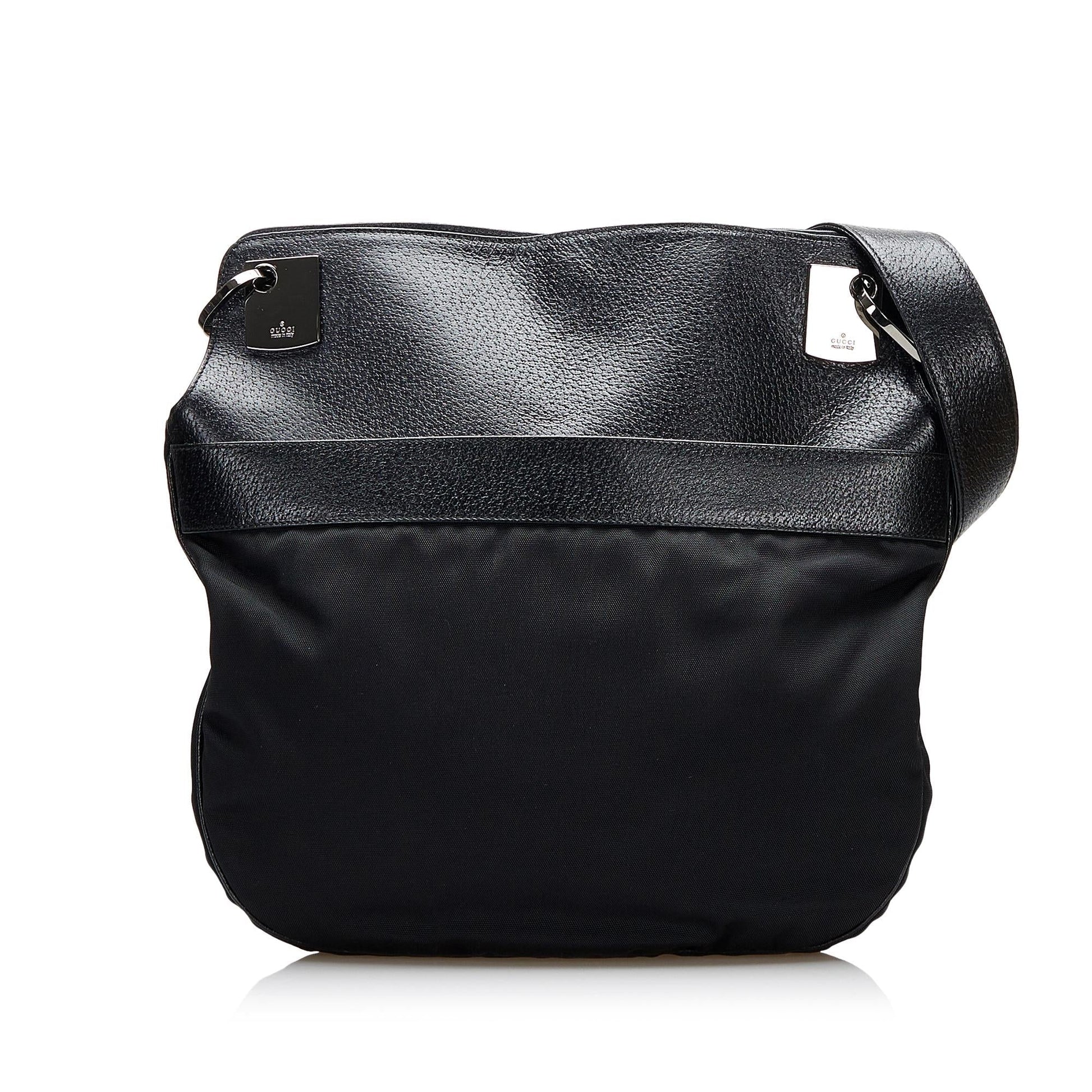 Gucci SHG-AYY4CR Canvas Black Shoulder Bag