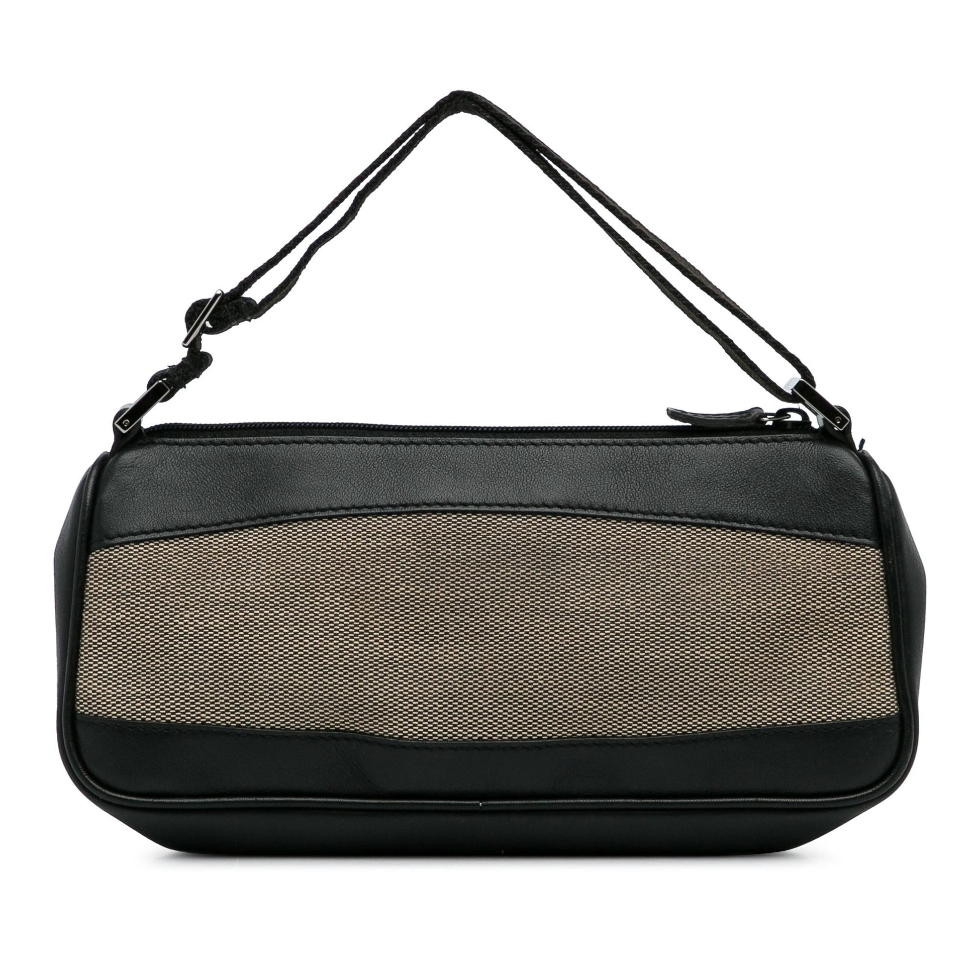 Gucci Canvas Shg Zfupdg Calf Black Shoulder Bag