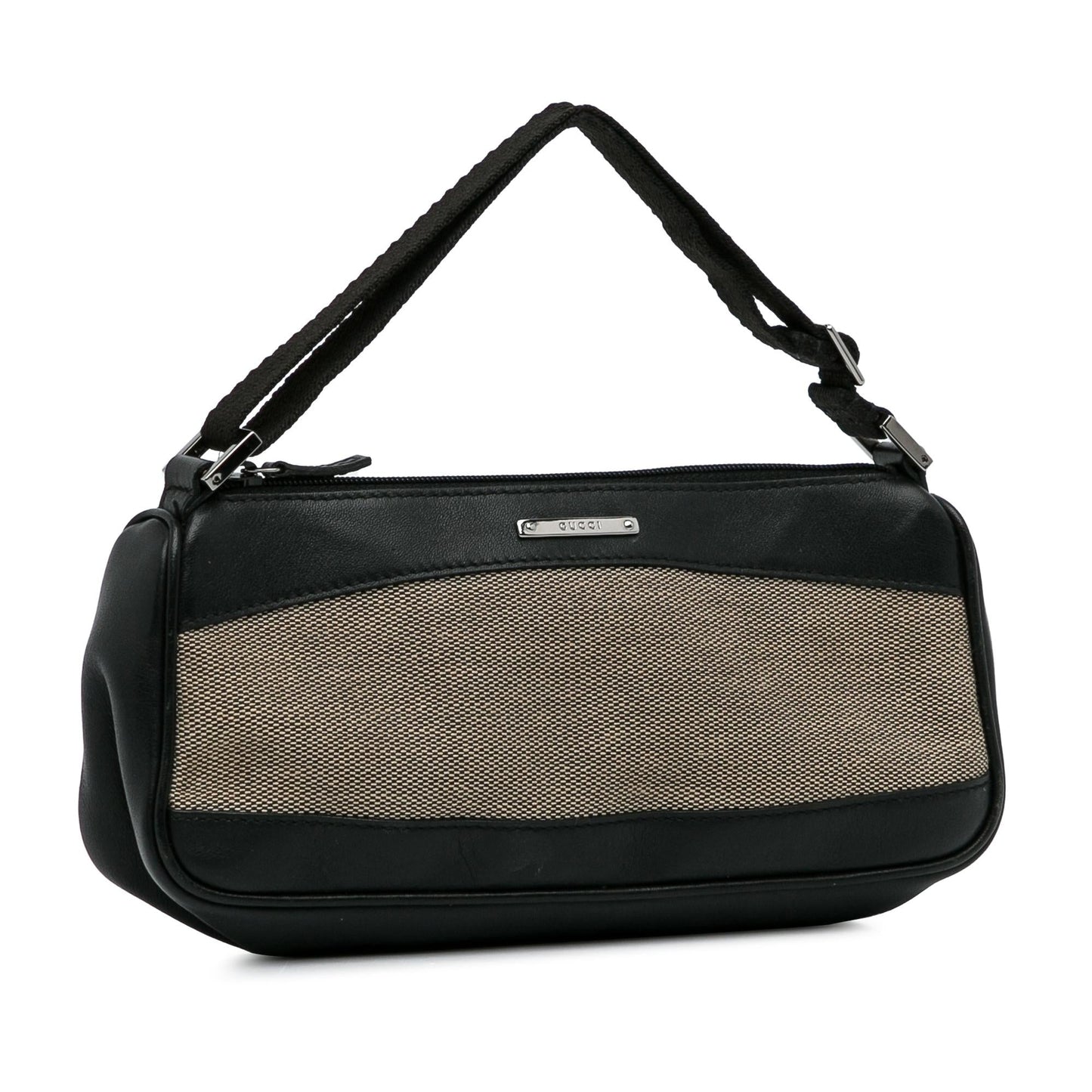 Gucci Canvas Shg Zfupdg Calf Black Shoulder Bag