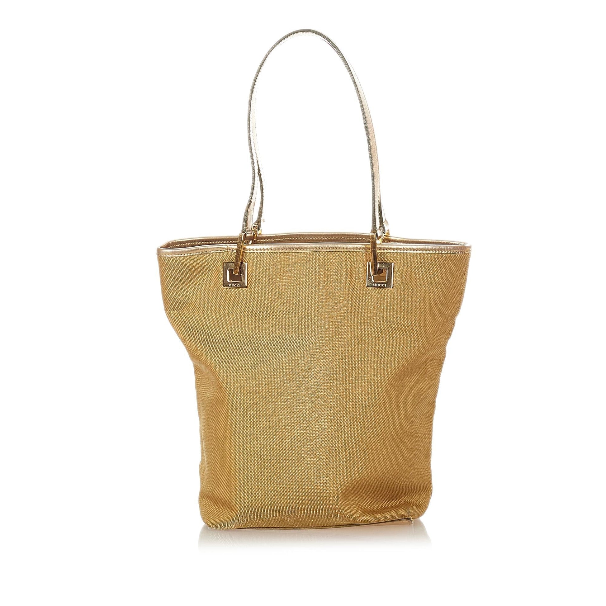 Gucci SHG Canvas Brown Tote Bag