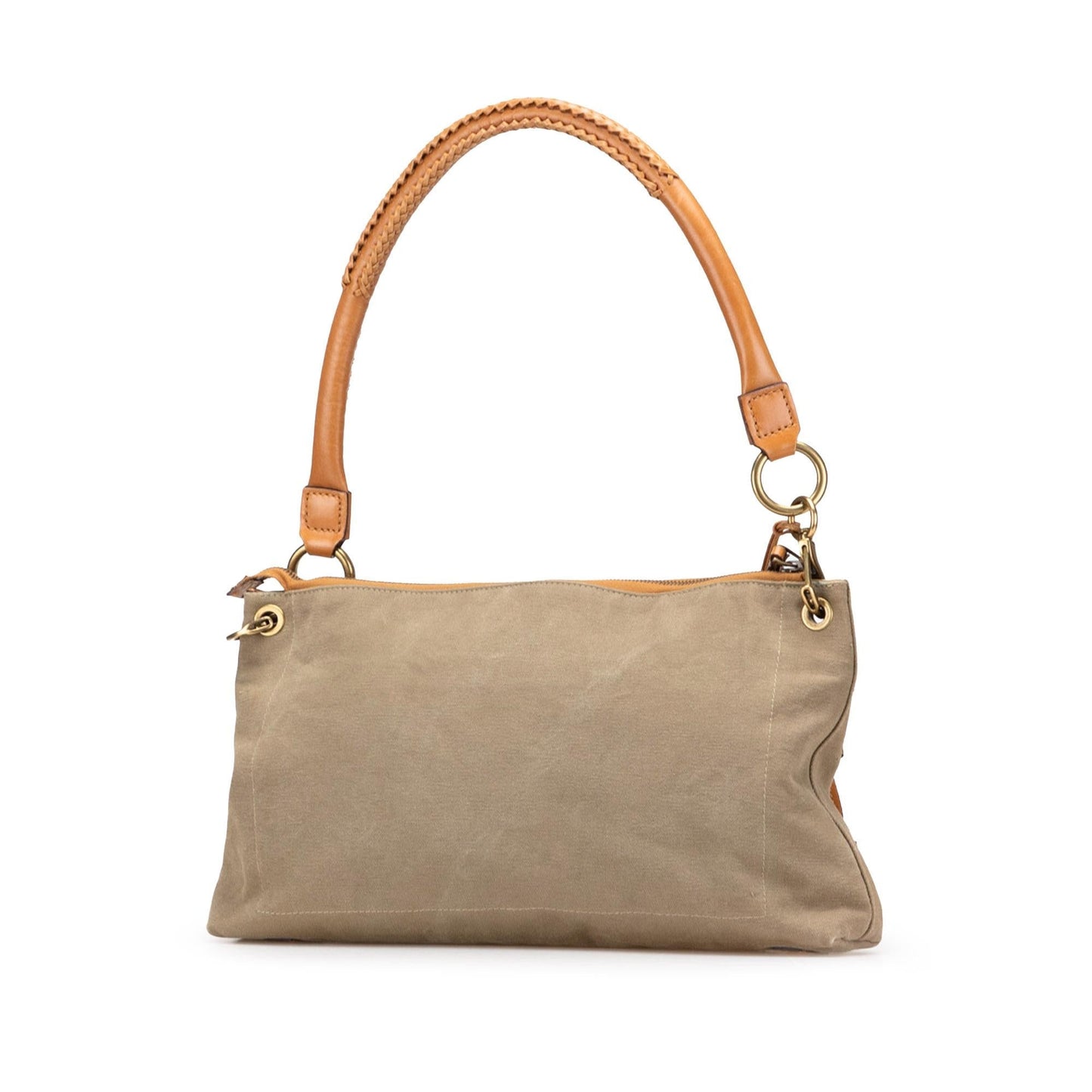 Gucci Utilitarian Canvas Brown Shoulder Bag