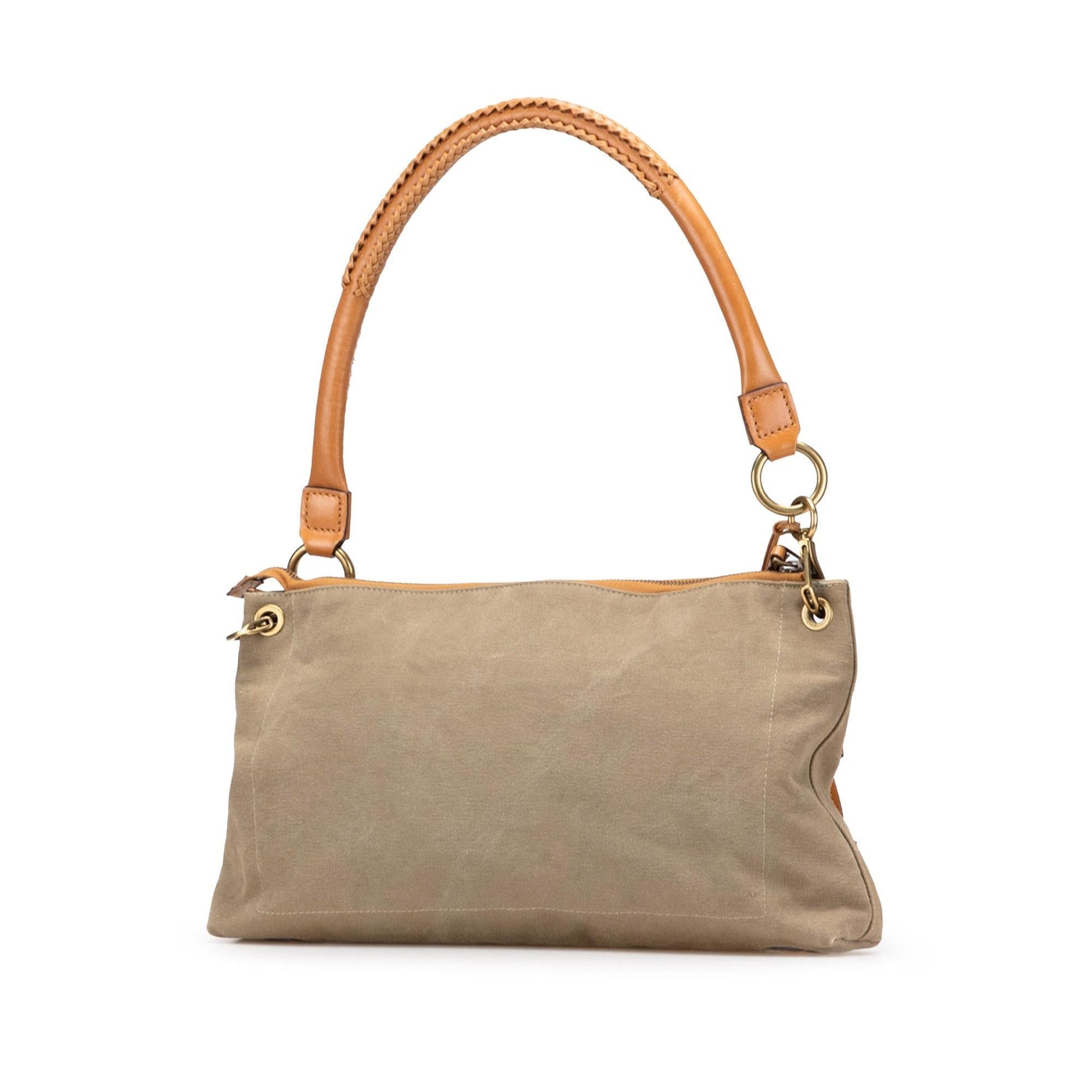Gucci Utilitarian Canvas Brown Shoulder Bag