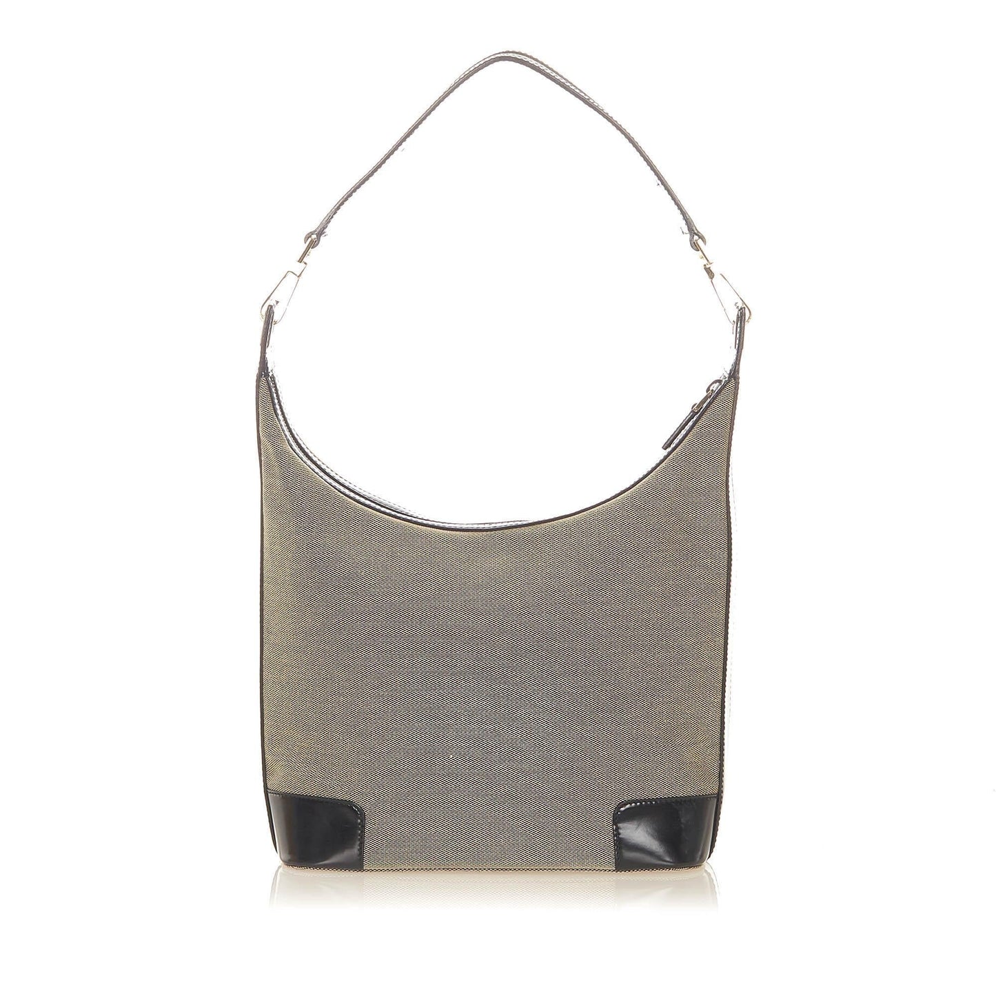 Gucci Web SHG Canvas Black Grey Shoulder Bag