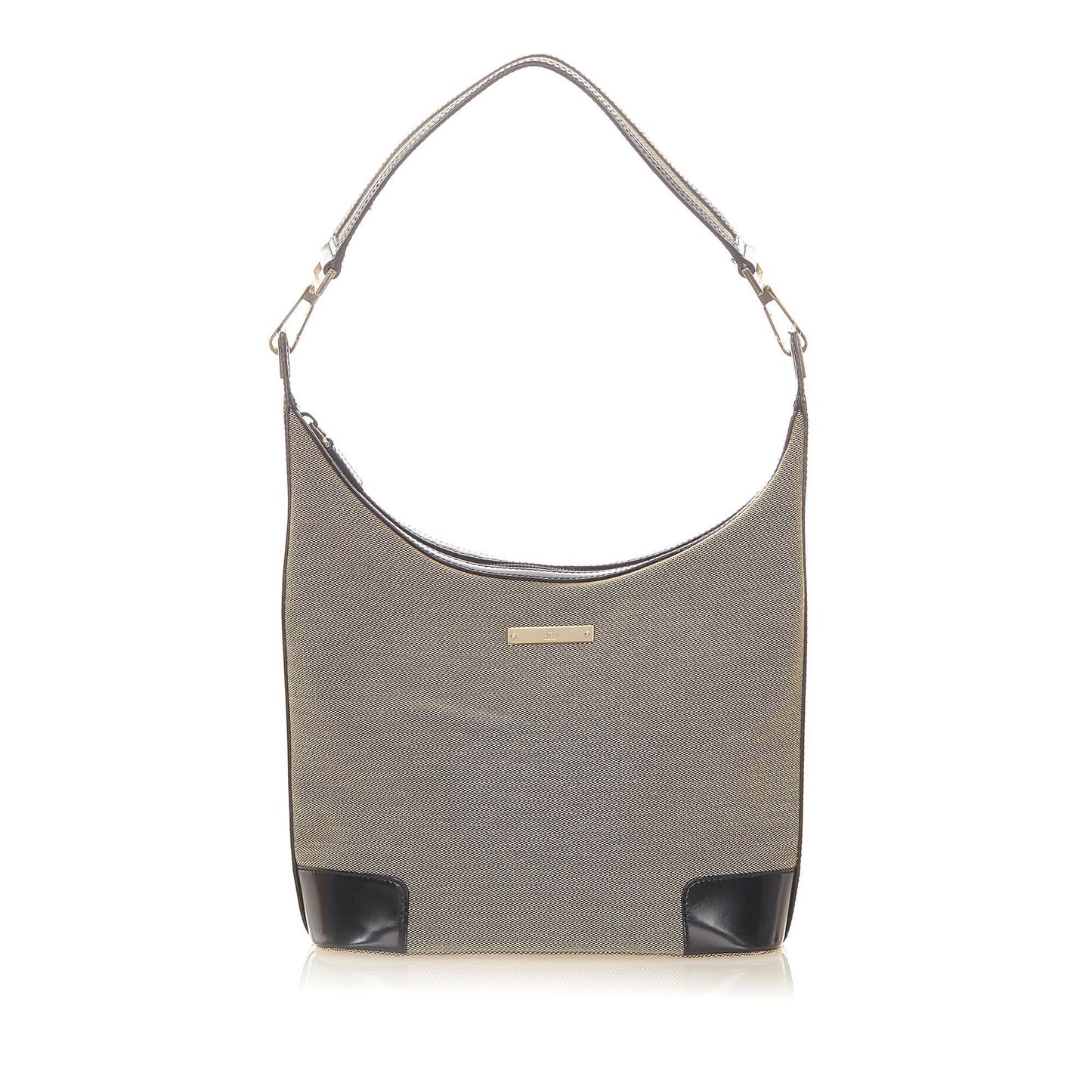 Gucci Web SHG Canvas Black Grey Shoulder Bag