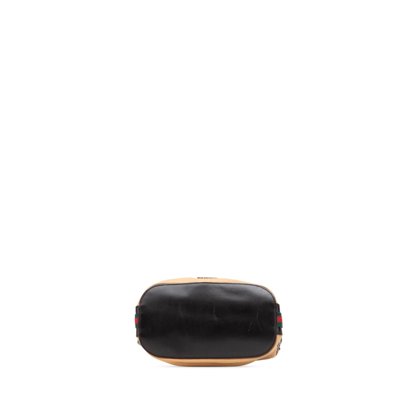 Gucci Web Canvas Calf Brown Shoulder Bag Bag 1