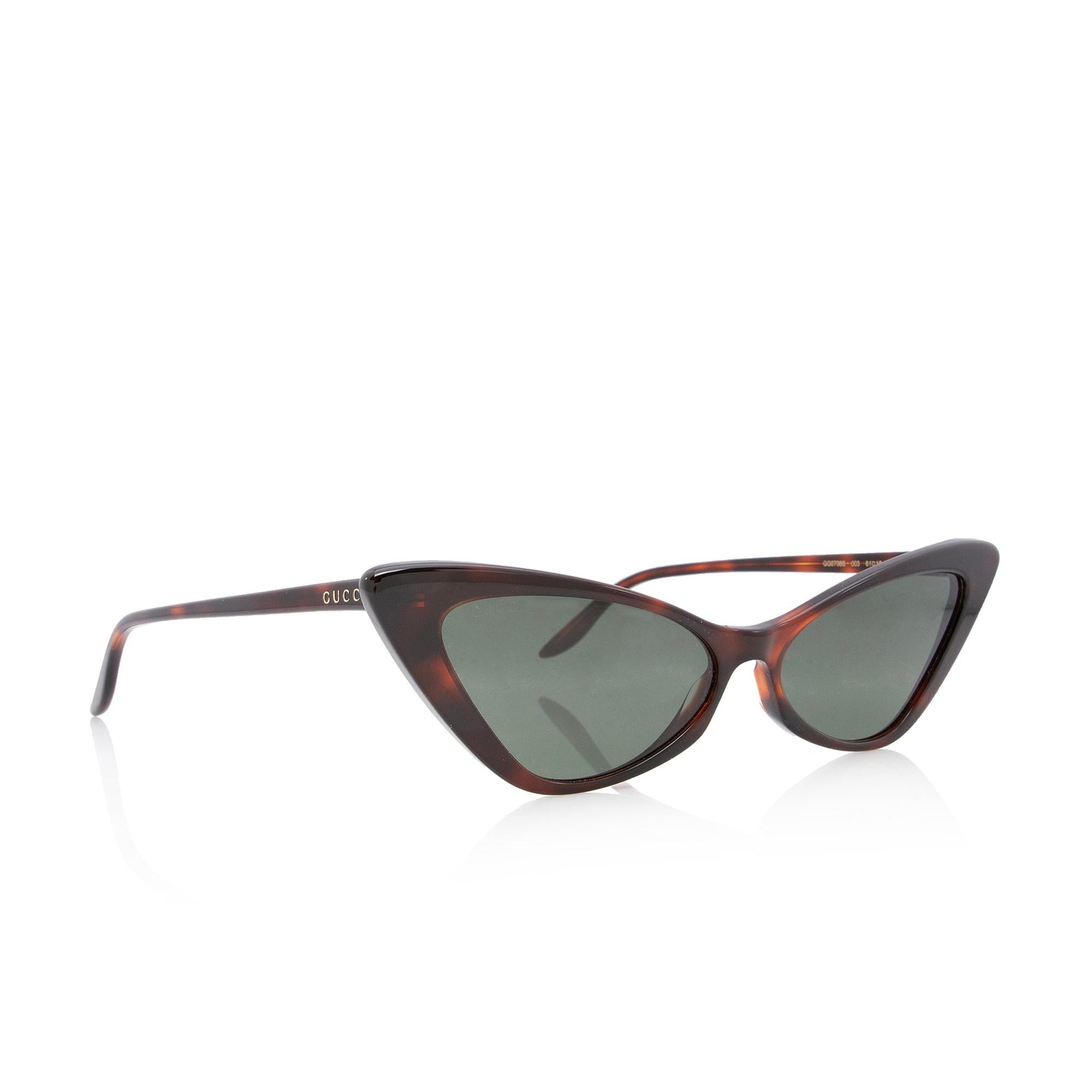 Gucci Capri Cat Eye Sunglasses SHF Brown Accessory