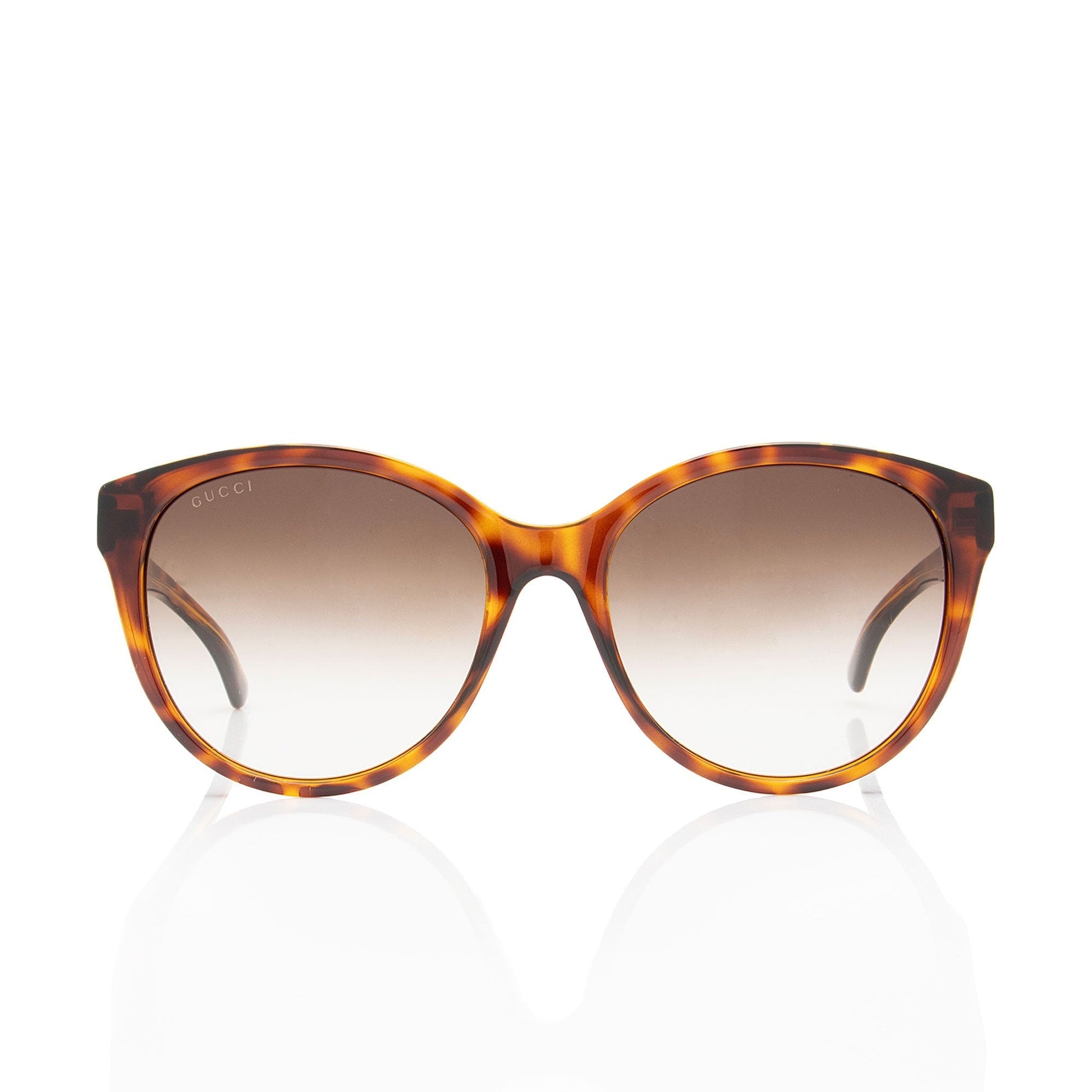 Gucci Interlocking G Cat Eye Sunglasses Brown Accessory Shf Lpaoh7