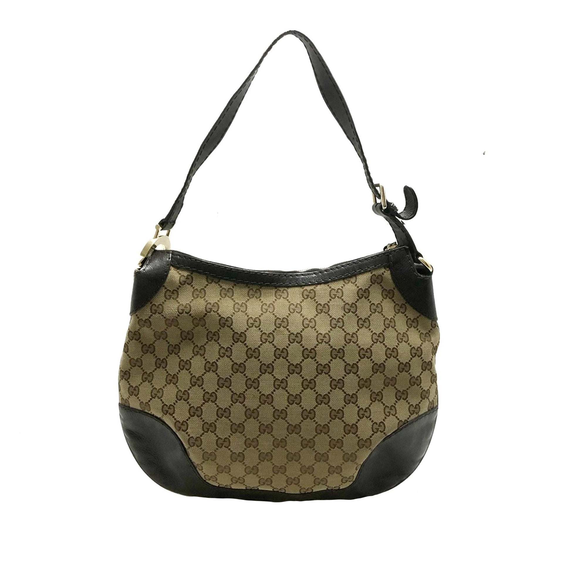 Gucci Charlotte GG SHG-FeKS5j Canvas Brown Shoulder Bag