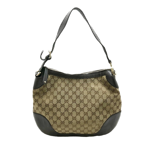 Gucci Charlotte GG SHG-FeKS5j Canvas Brown Shoulder Bag