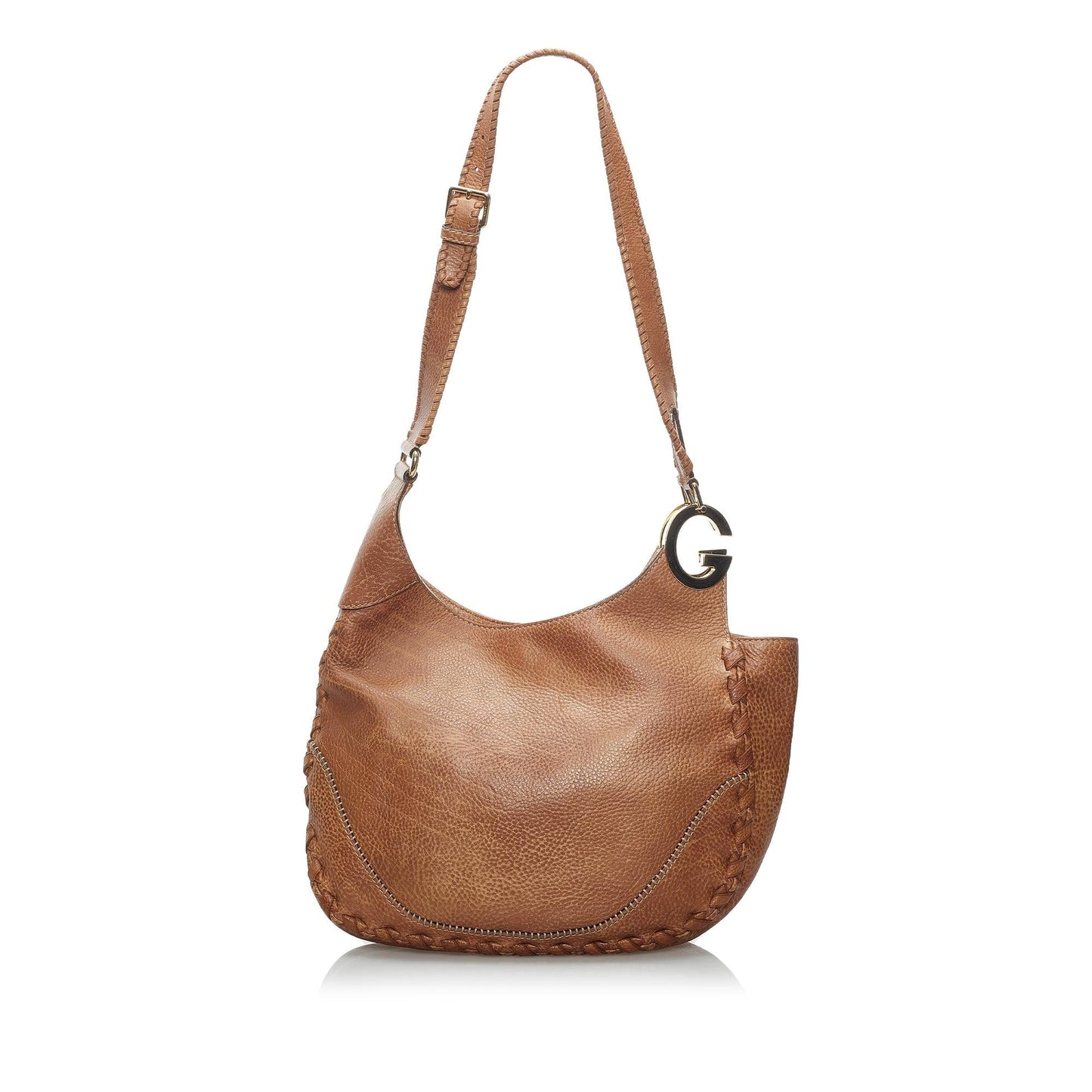 Gucci Charlotte SHG Calf Brown Shoulder Bag