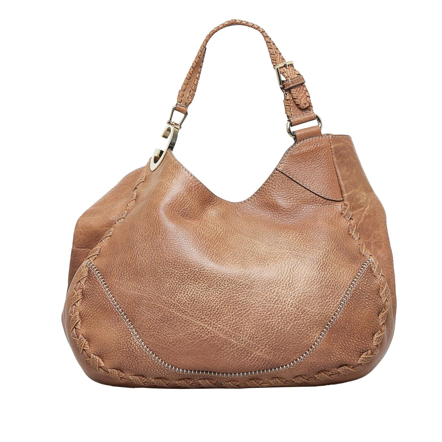 Gucci Charlotte SHG-F2gKPB Calf Brown Tote Bag