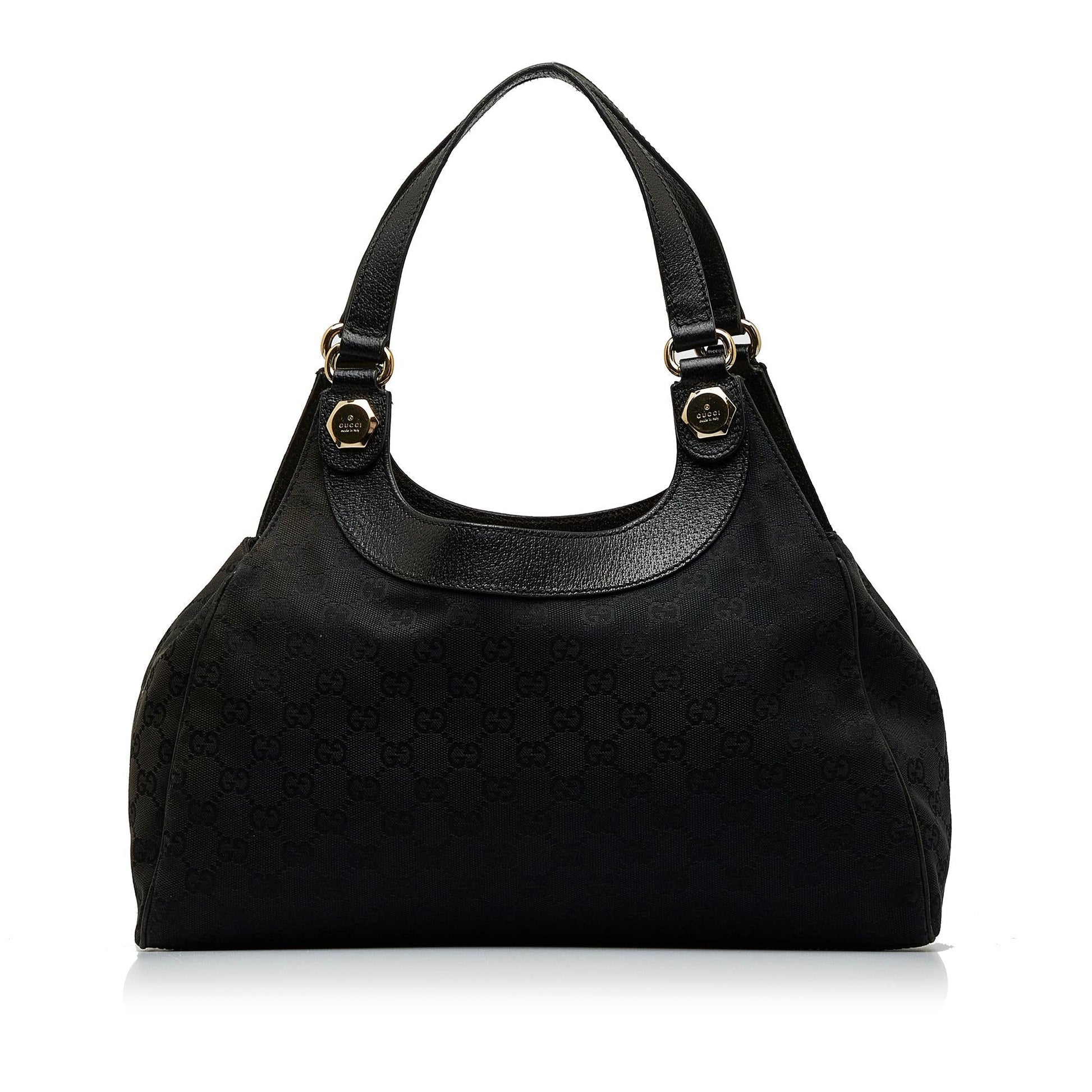 Gucci Charmy GG SHG-26kHzx Canvas Black Shoulder Bag