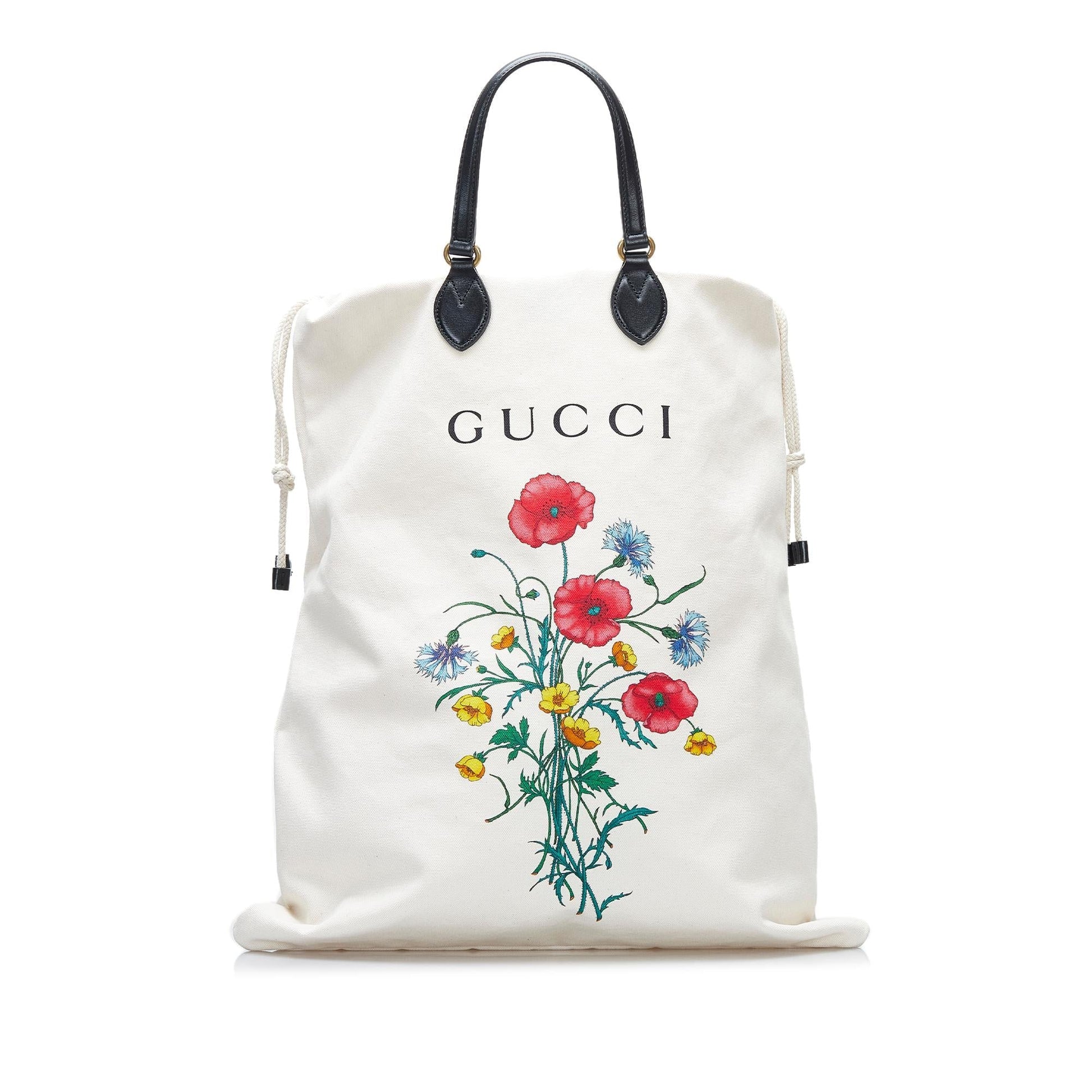 Gucci Chateau Marmont Drawstring Laundry SHG-42ZugH Canvas Brown Jewelry