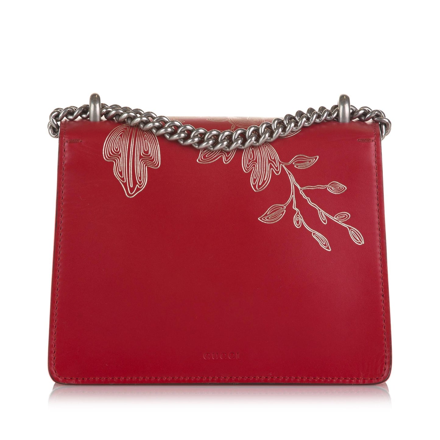Gucci Chinese New Year Dionysus SHG Calf Red Crossbody Bag