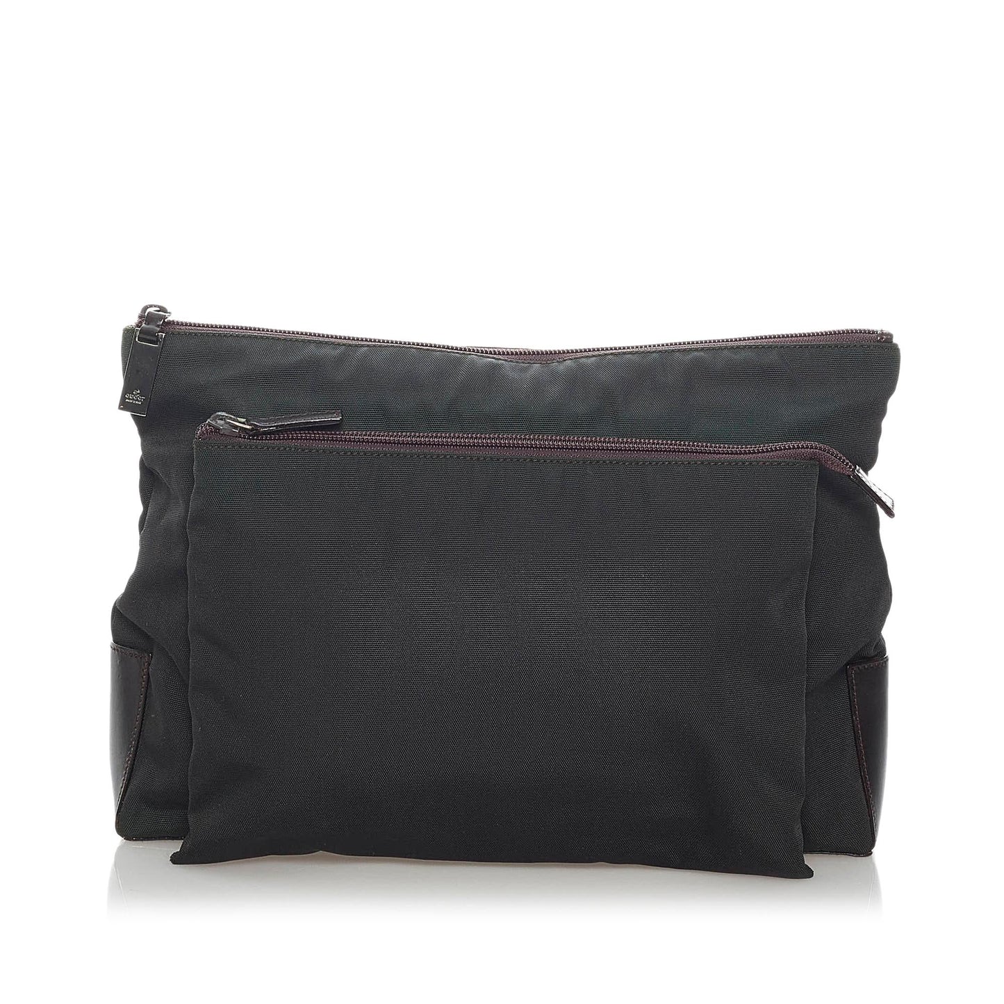 Gucci SHG Satin Black Clutch Bag