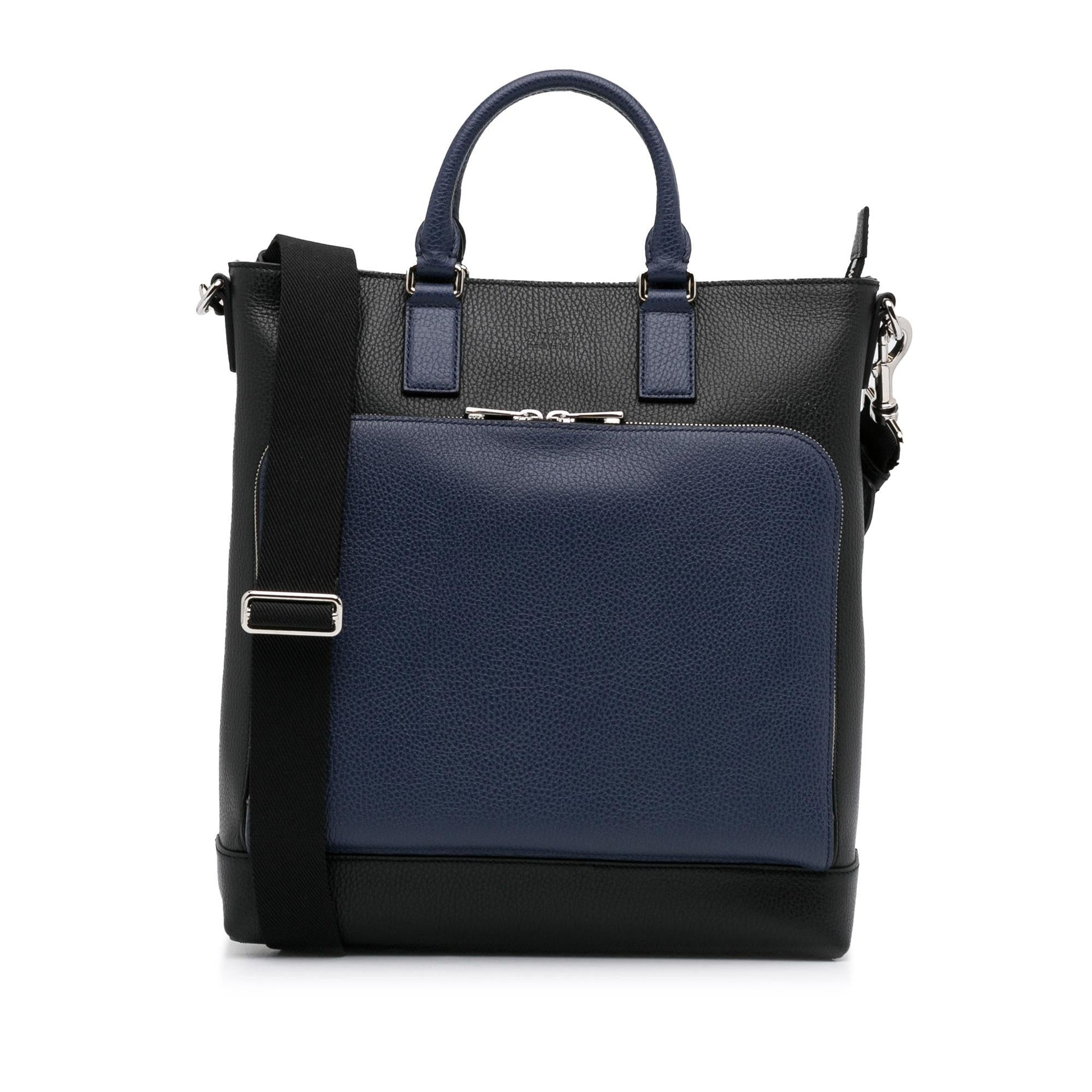 Gucci Cosmopolis SHG-NxhYee Calf Blue Satchel Bag