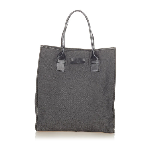 Gucci SHG Denim Black Tote Bag