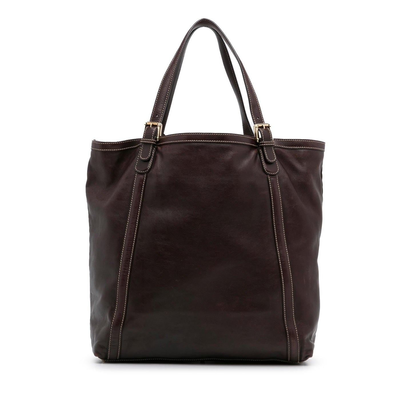 Gucci Dialux Britt SHG-x0o70K Calf Brown Tote Bag
