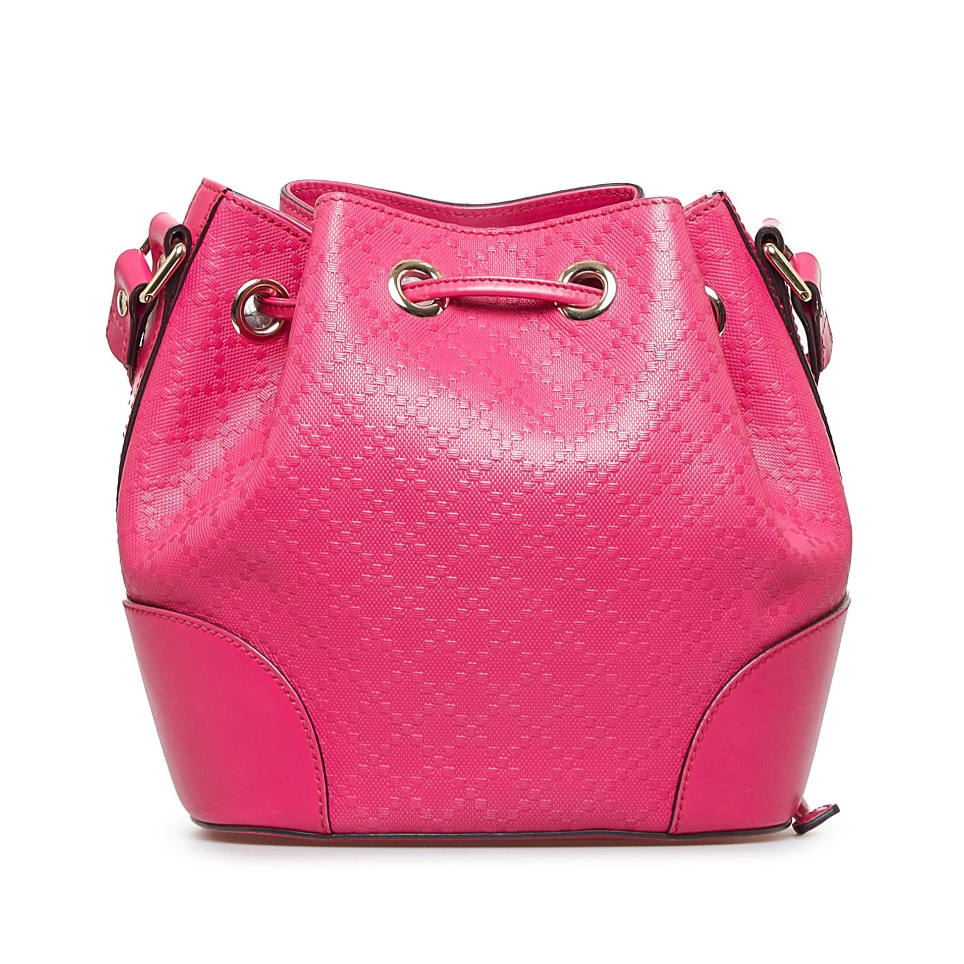 Gucci Diamante Bright SHG-kW0rDo Calf Pink Bucket Shoulder Bag