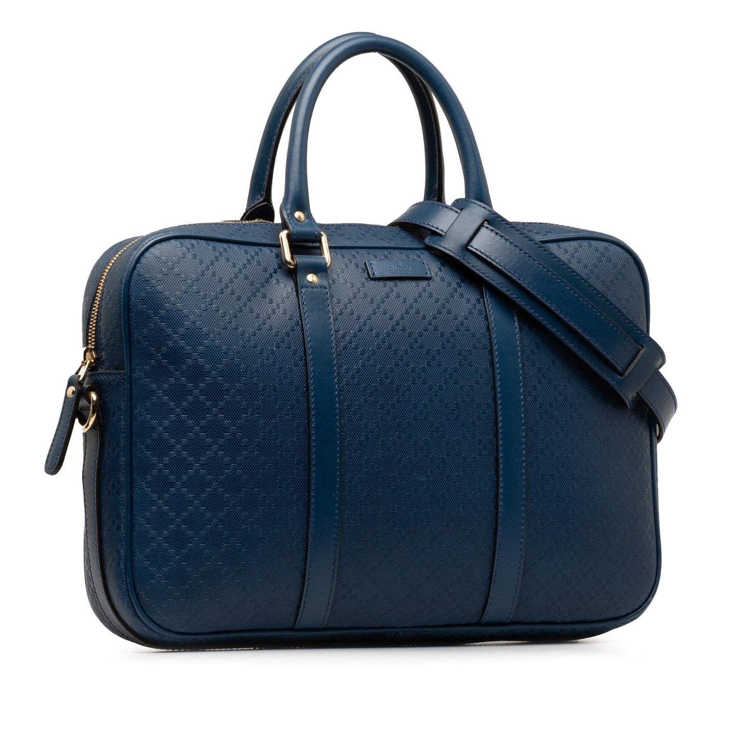 Gucci Diamante Bright Business SHG-fz7EHm Canvas Blue Tote Bag
