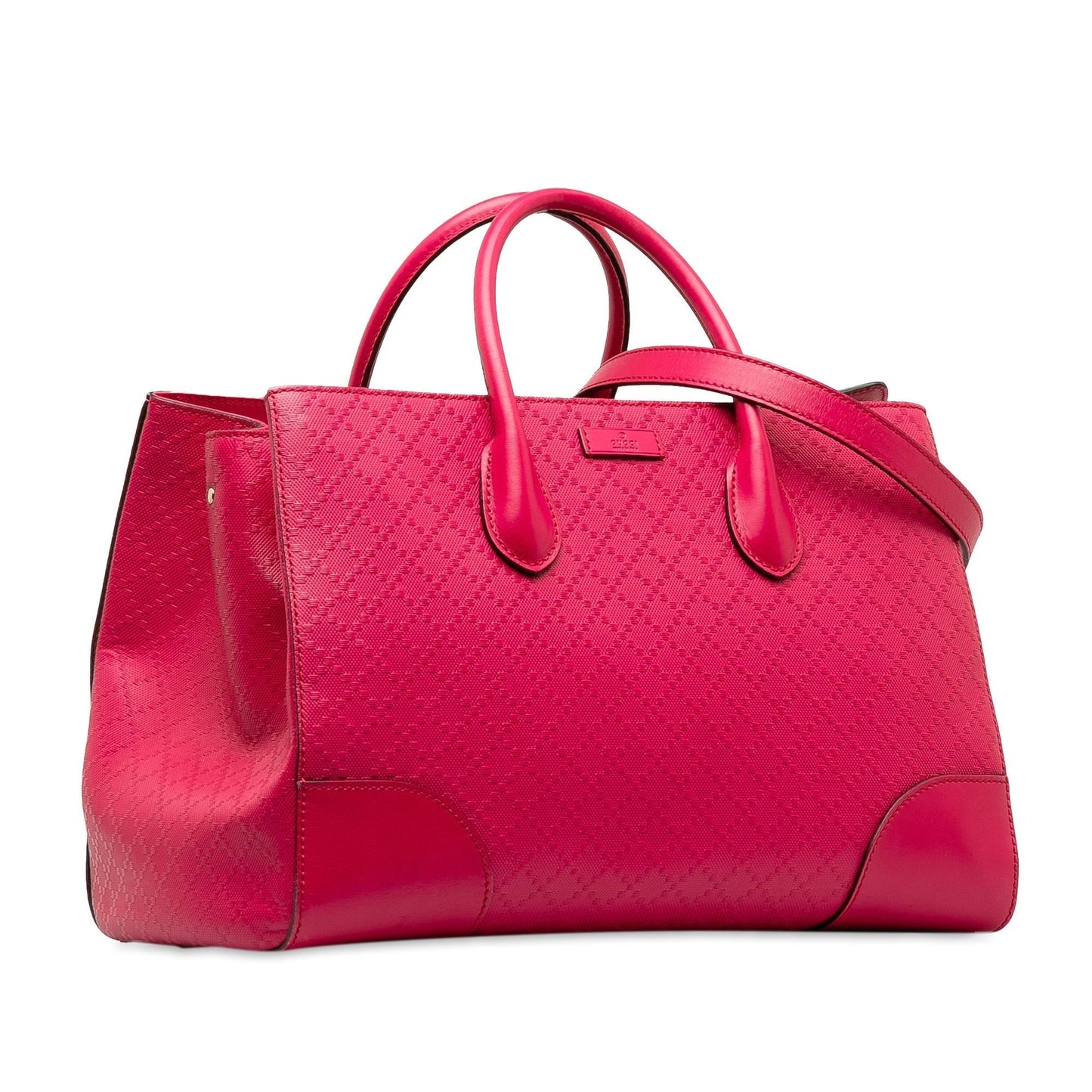 Gucci Diamante Bright SHG-pDINjv Leather Calf Pink Satchel Bag