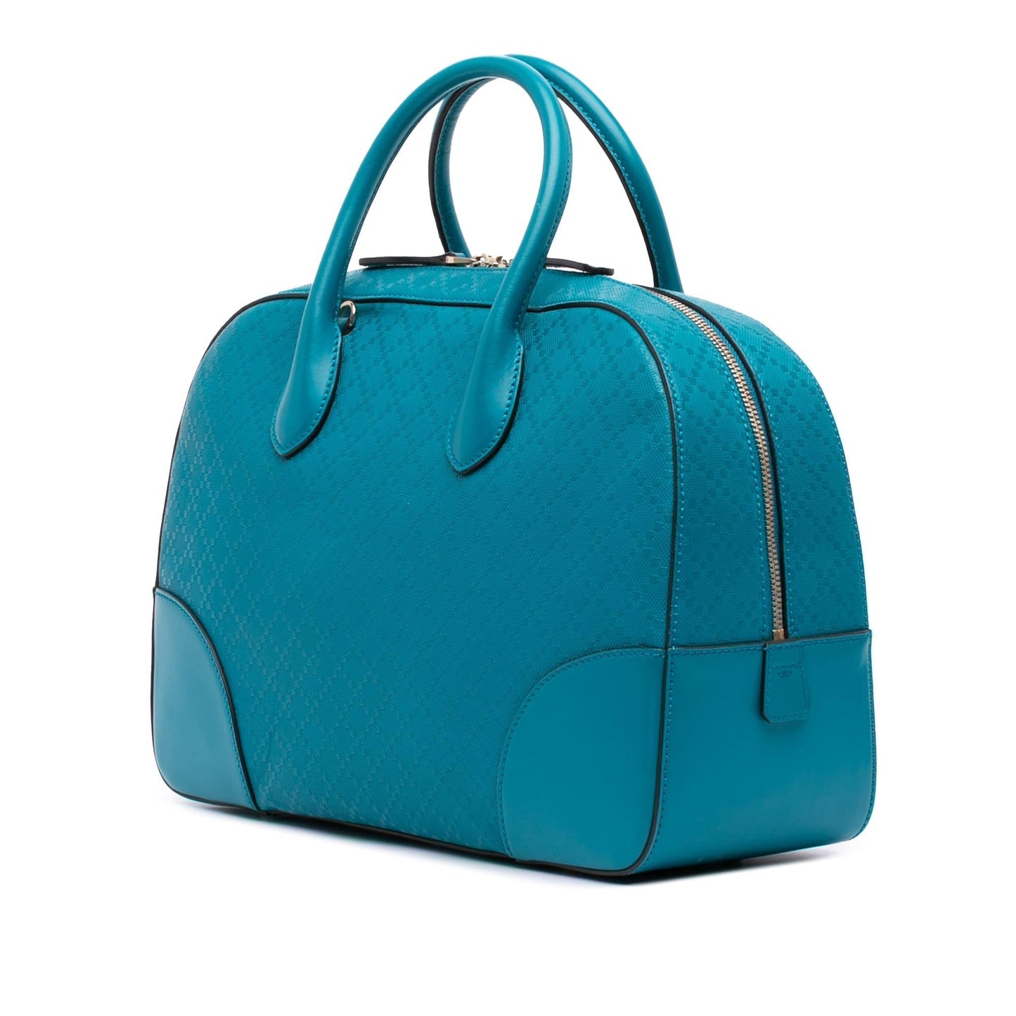 Gucci Diamante Bright Leather Travel Bag