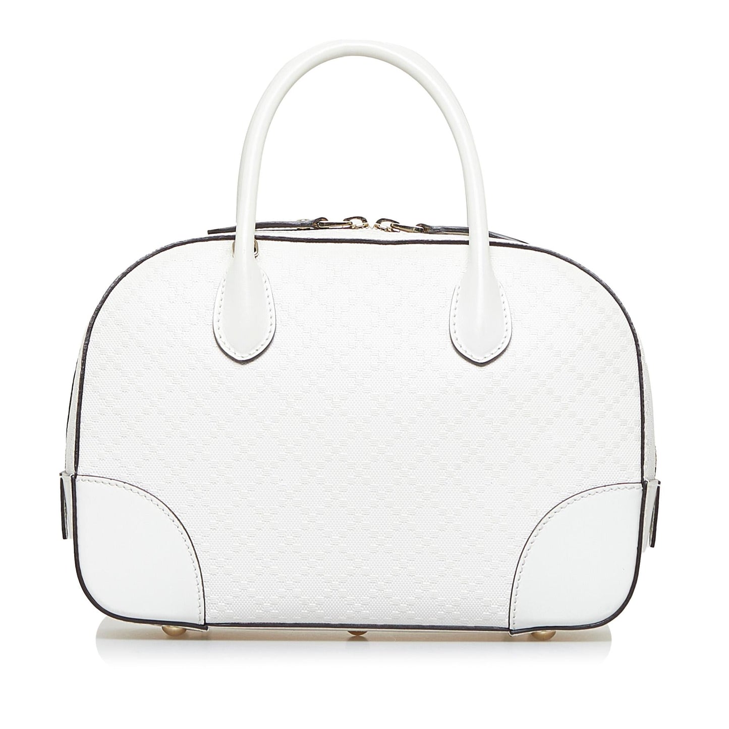 Gucci Diamante Bright SHG-z4tjHc Calf White Satchel Bag