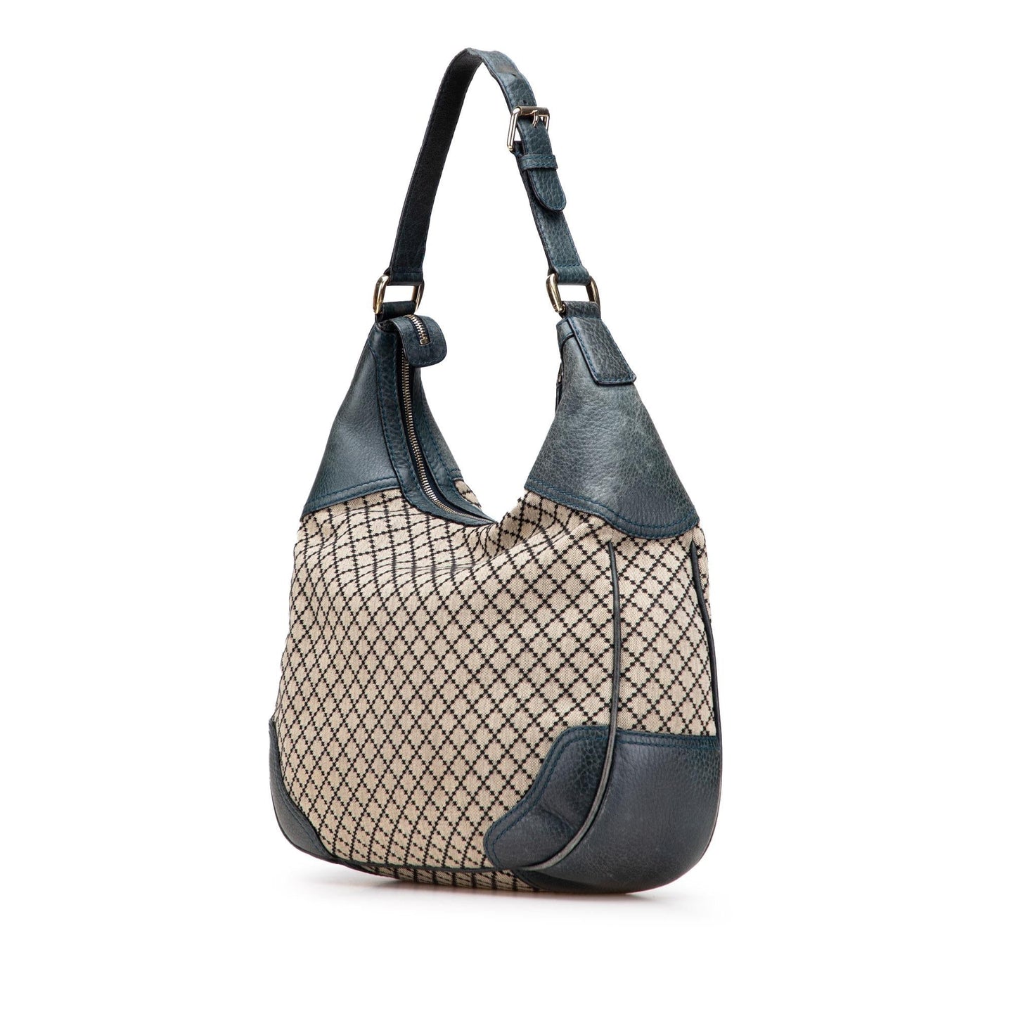 Gucci Diamante Catherine Canvas Brown Shoulder Bag