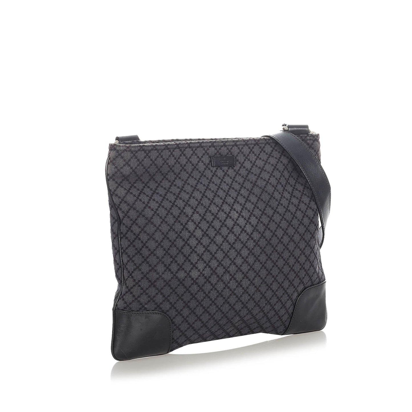 Gucci Diamante SHG Canvas Black Crossbody Bag