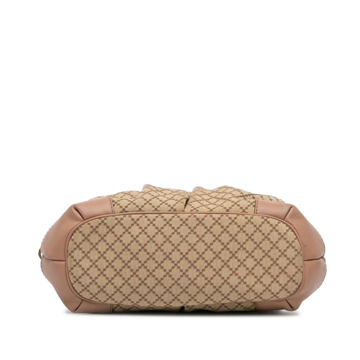Gucci Diamante Sukey Canvas Calf Brown Satchel Bag Sukey Satchel