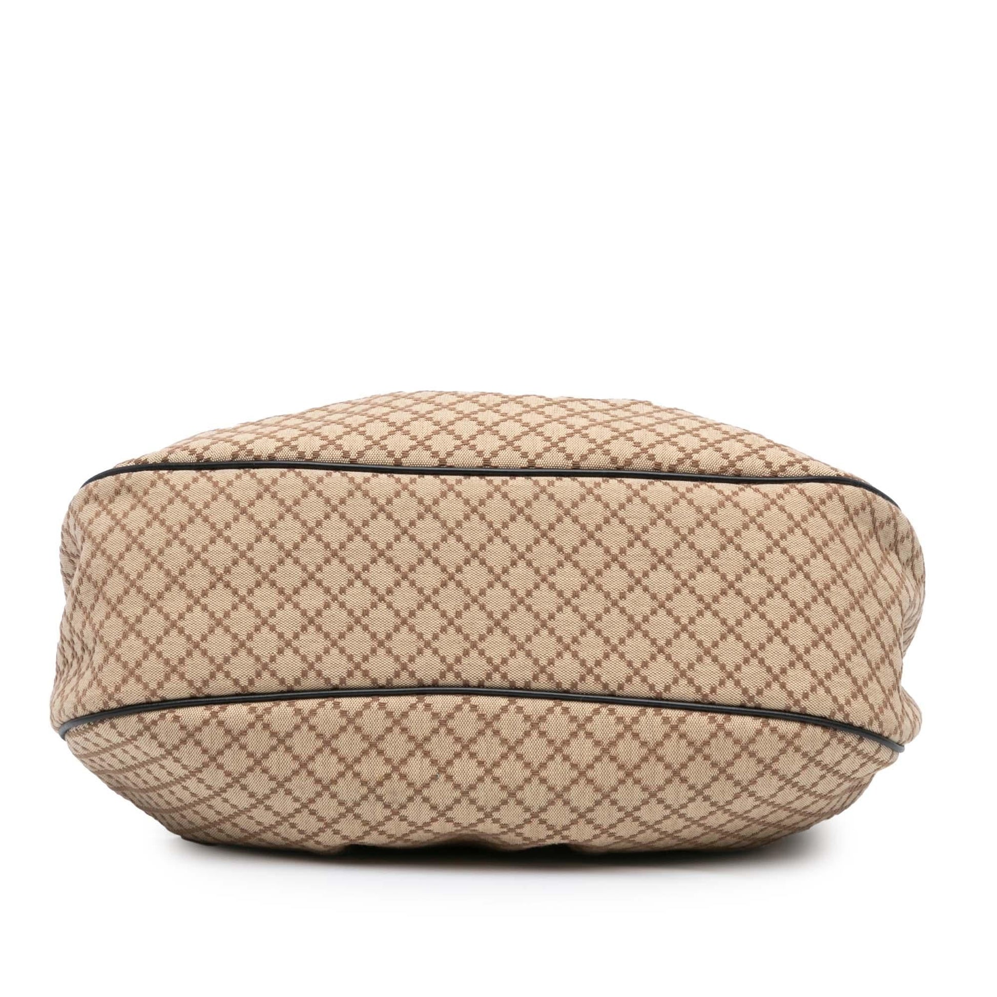 Gucci Diamante Sukey Canvas Brown Shoulder Bag Shoulder Bag